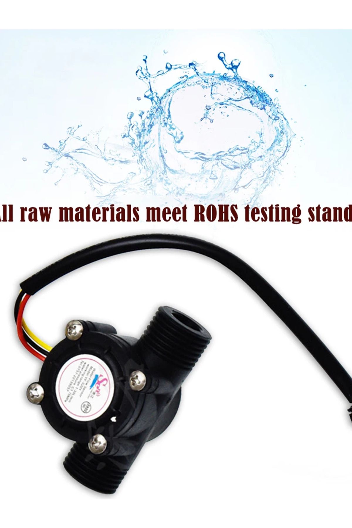 APWIKOGER-Dc 5 To 18v 5-18v Water Flow Sensor 1.75mpa Water Control Liquid Flowmeter Hall Flow Sensor 7