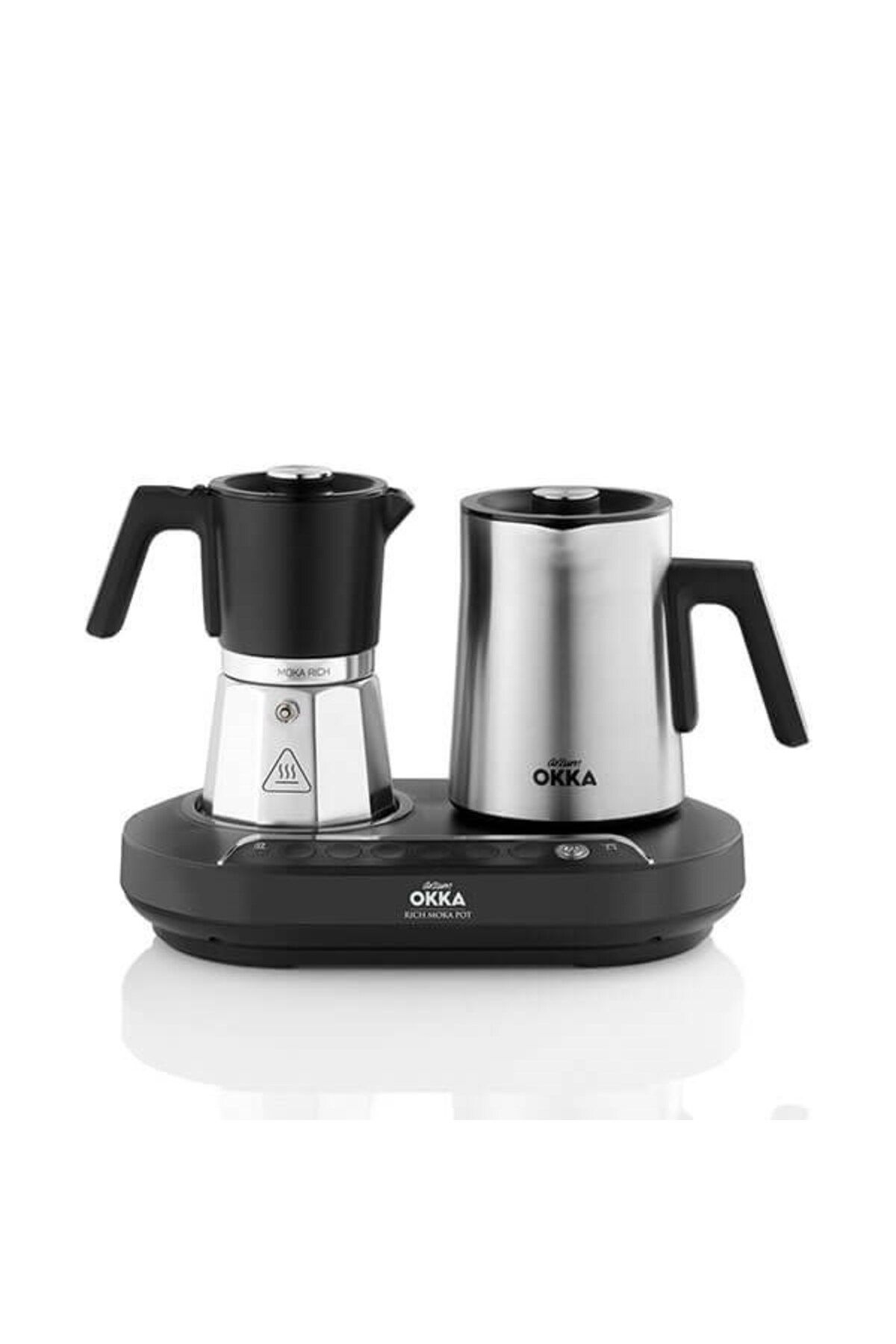 Arzum-ماكينة صنع القهوة Okka Rich Moka Pot OK0027 + مكنسة كهربائية عمودية 2