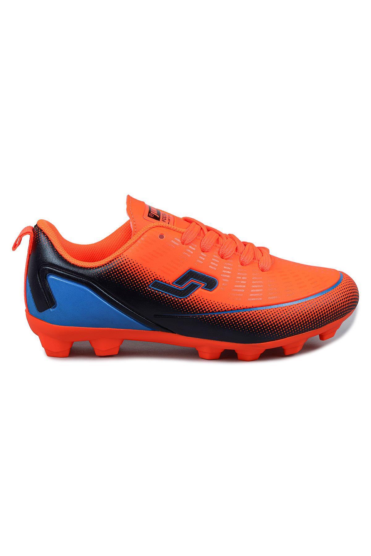 Jump-30290 Model Orange Children's Football Cleats - Astroturf Shoes 1