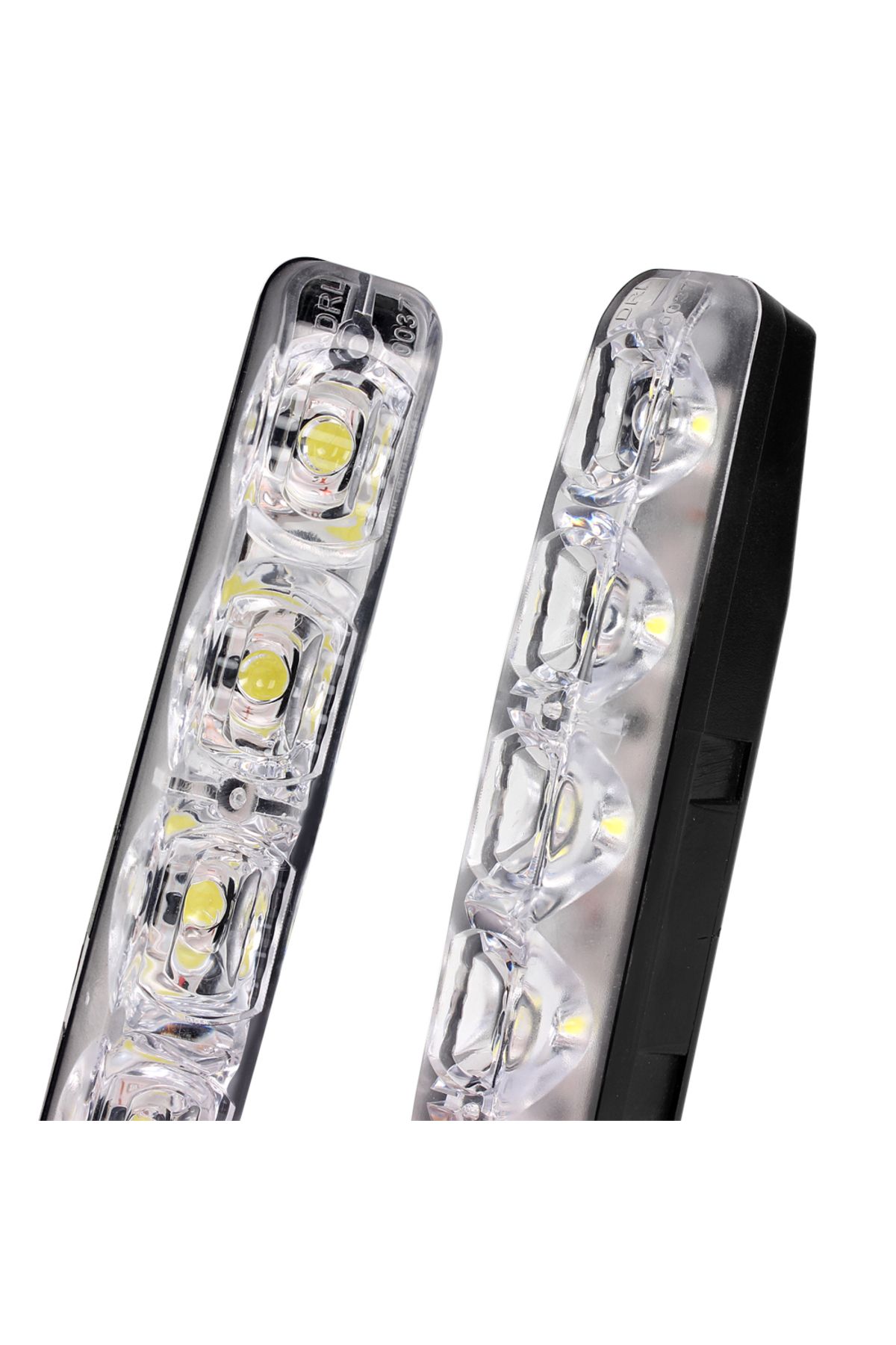 LEEPEE-1 Pair Drl Led Car Daytime Running Lights 6 Leds Dc 12v Auto Fog Light Driving Lamps Car-s... 3