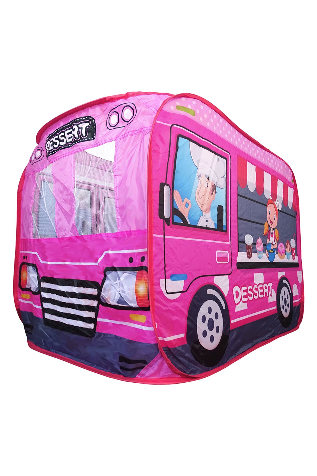 Salamandra Cort Roz Cu Tematica Magazin De Dulciuri, Pentru Copii, Salamandra Kids - 70 cm