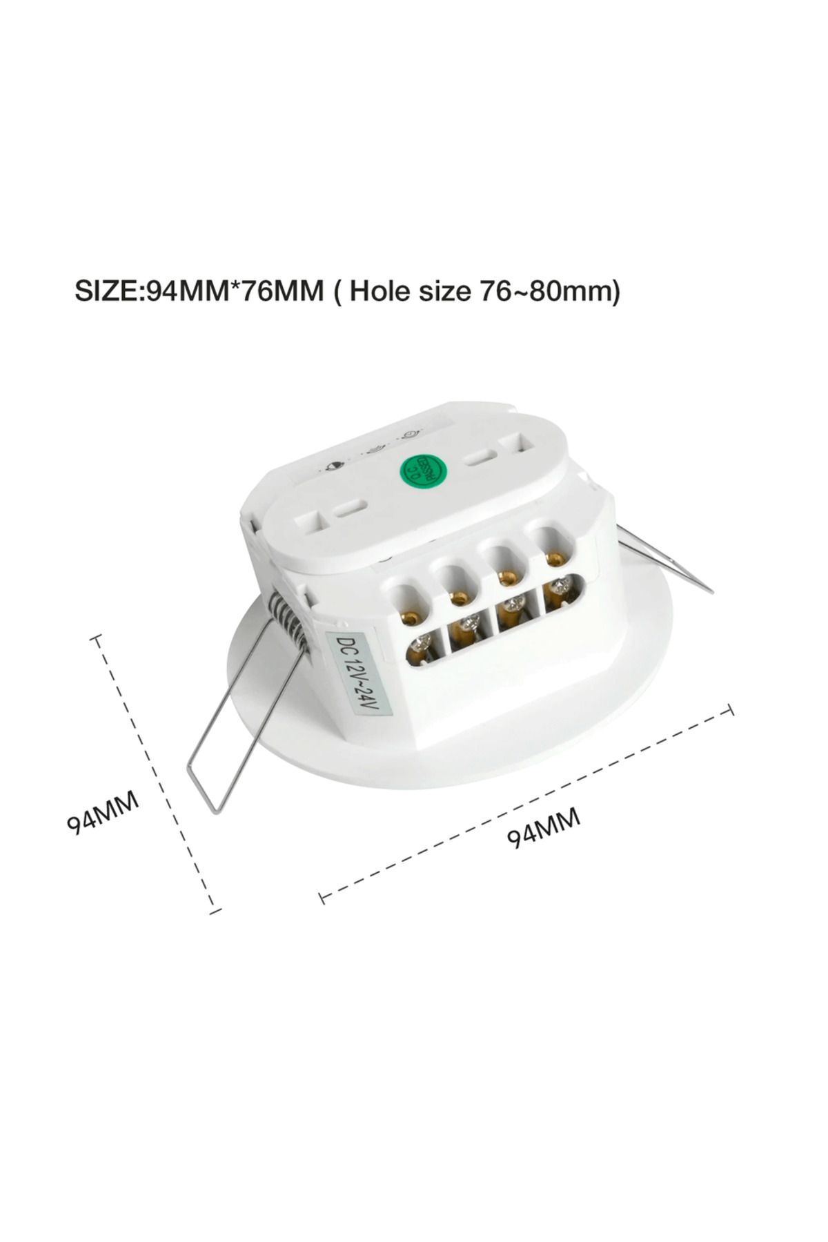 Choice-12V-24V Ceiling mounted 12V 24V 110V 220V Pir Motion Sensor Light Switch time delay adjustable ambi 5