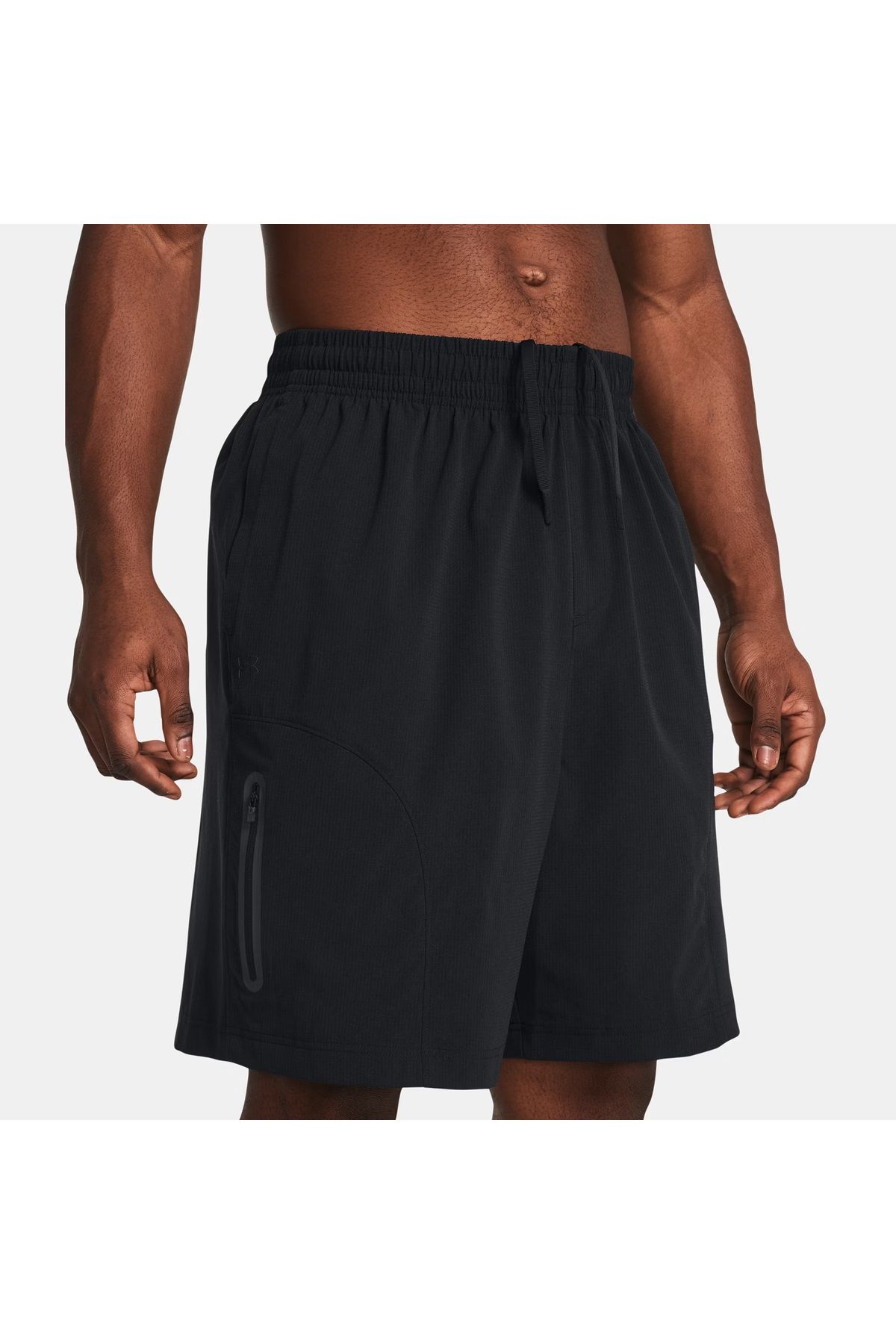 شورت ورزشی مشکی مردانه های دریچه غیرقابل توقف 001 Under Armour