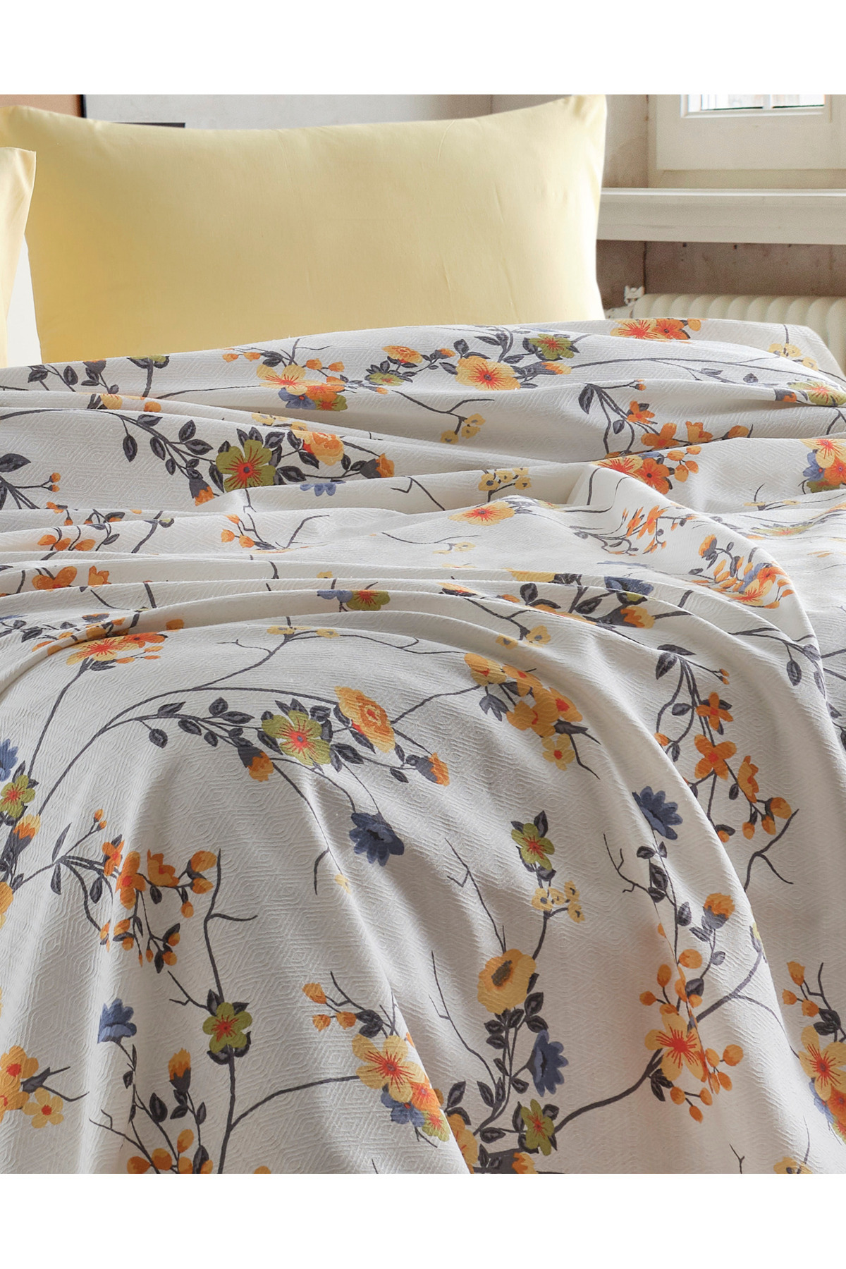 Loyal Home-Double Pique Set with Flat Sheets - Umay 2