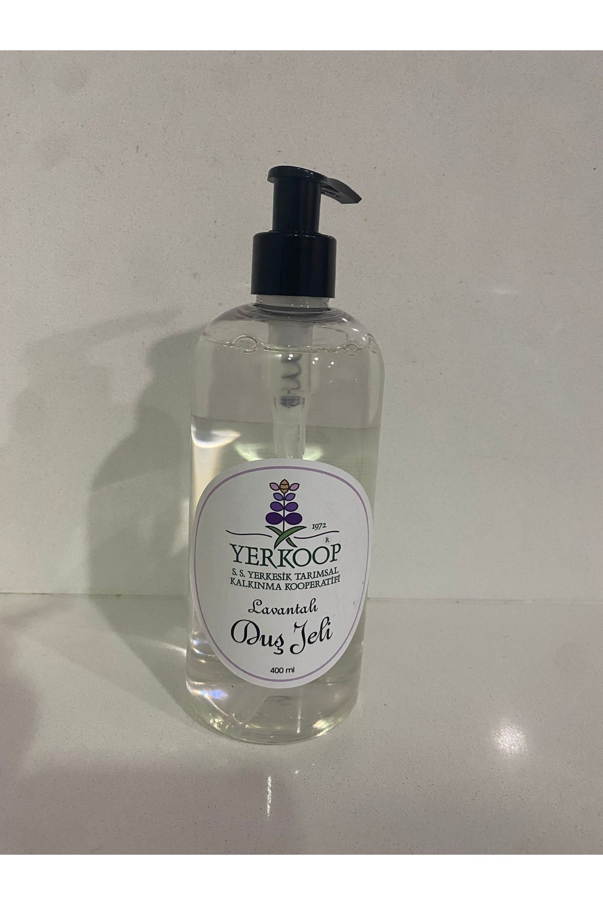 YERKESİKKOOP DUŞ JELİ 400 ML %100 DOĞAL LAVANTALI