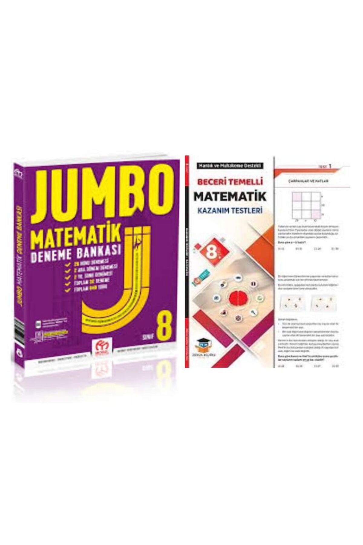 MODEL EĞİTİM YAYINCILIK 8. Sınıf Matematik Jumbo Deneme Ve Beceri Temelli Kazanım Matematik Yaprak Test