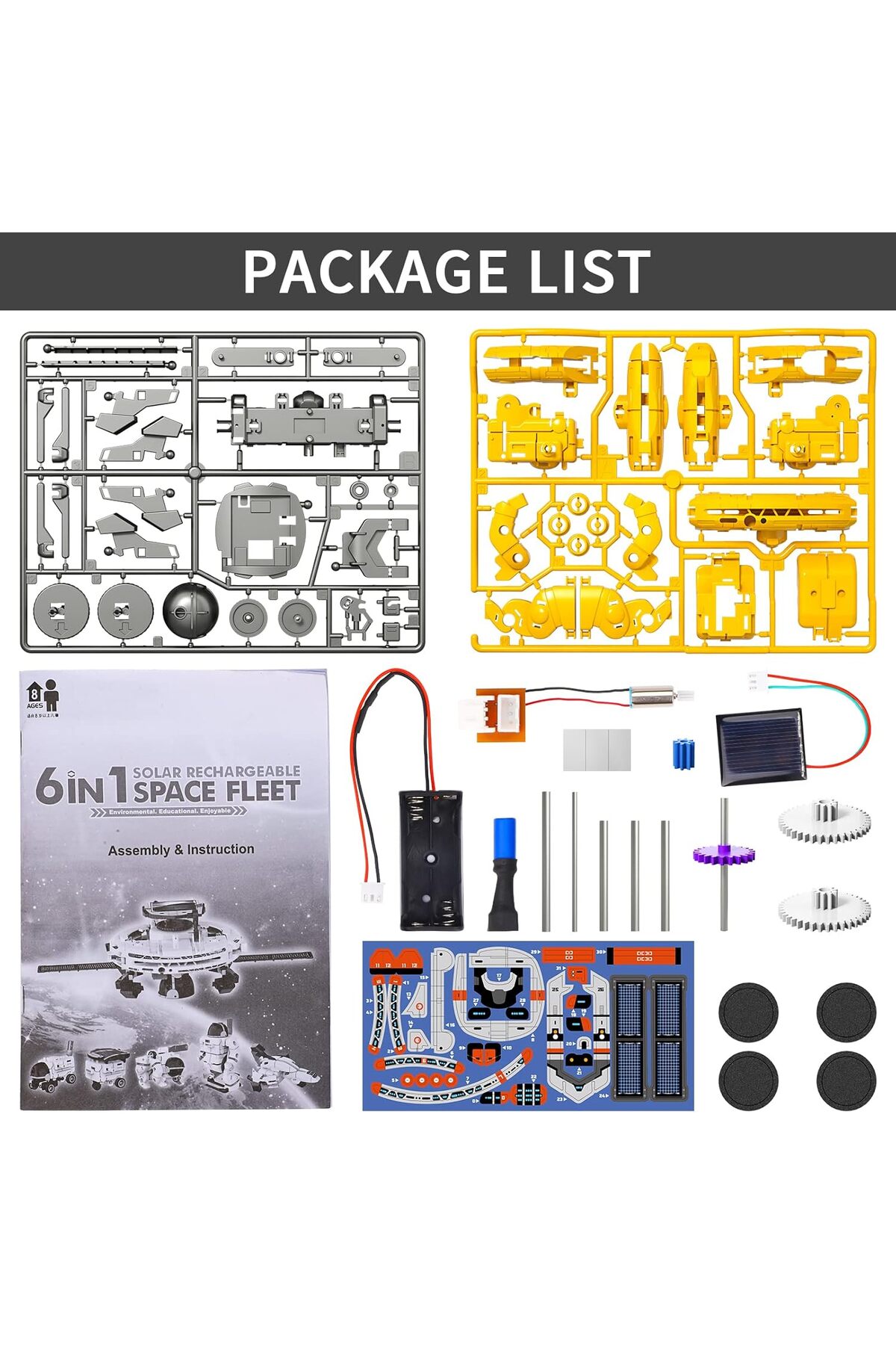 کیت استم برای کودکان ۸ تا ۱۶ سال، ربات خورشیدی و اسباب‌بازی‌های فضایی، پروژه‌های علمی ساختنی برای پسران و دختران