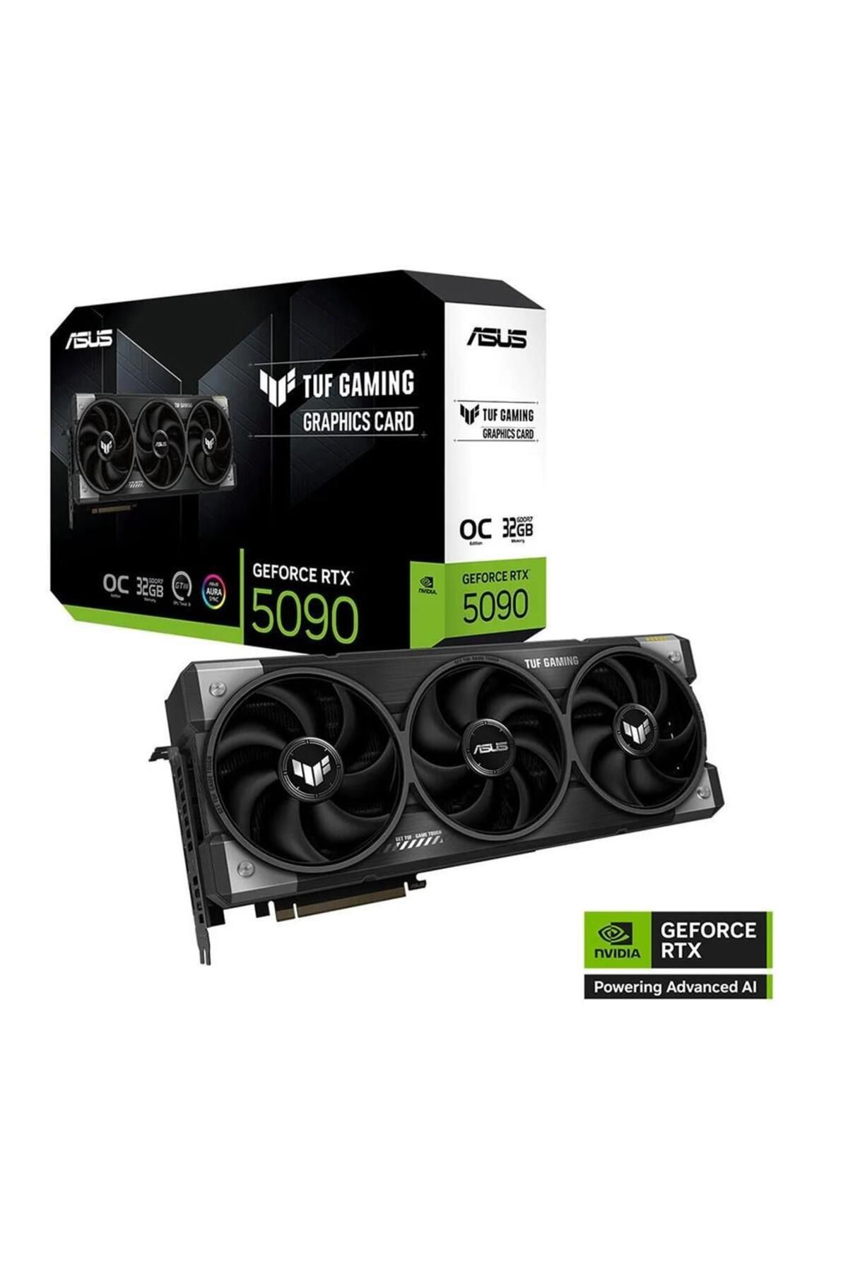 ASUS Tuf Gaming Geforce Rtx5090 Oc 32gb Gddr7 512 Bit Dlss 4 Tuf-rtx5090-o32g-gamıng Ekran Kartı