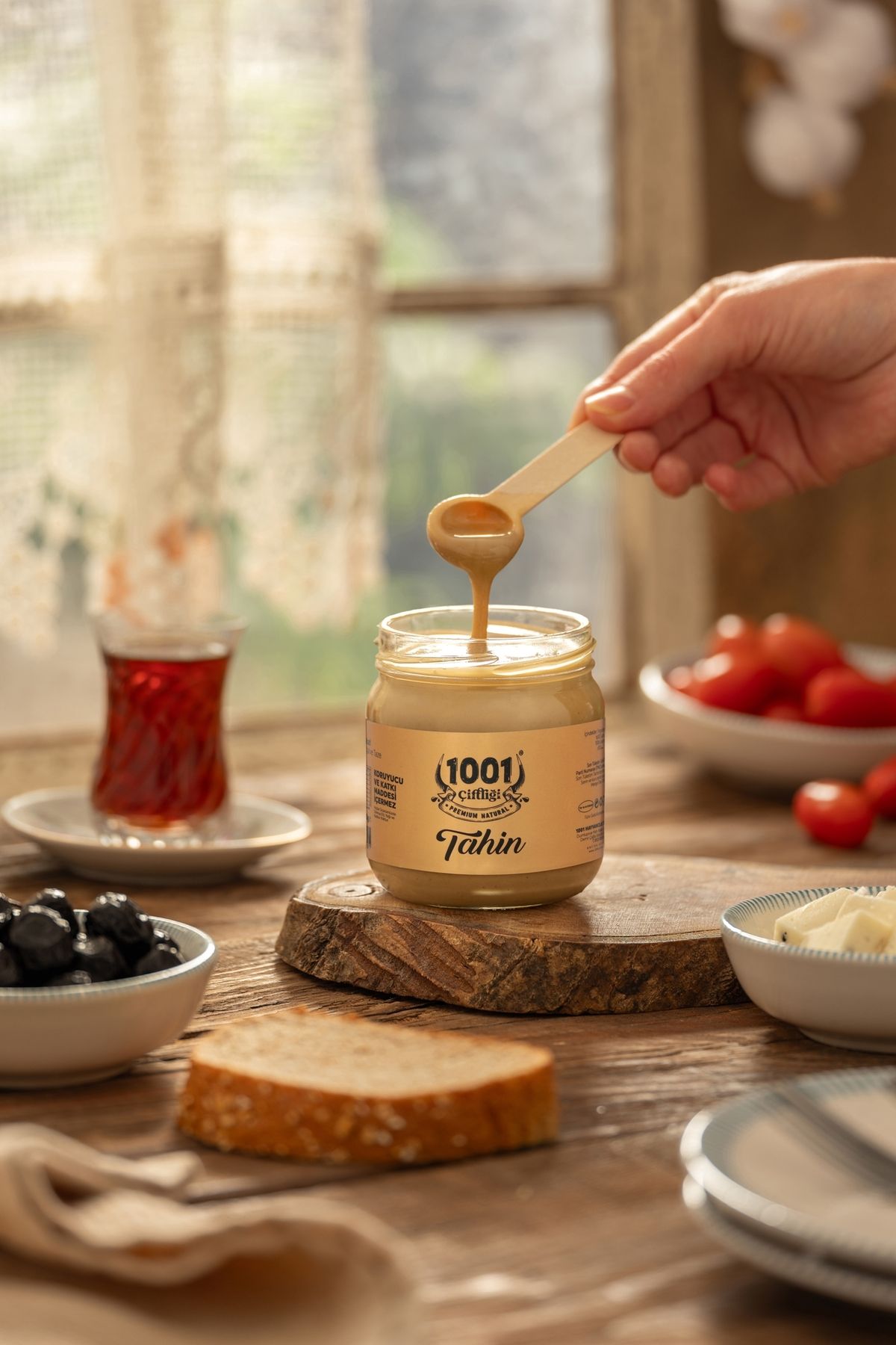1001 Çiftliği Doğal Tahin 200gr (katkısız)
