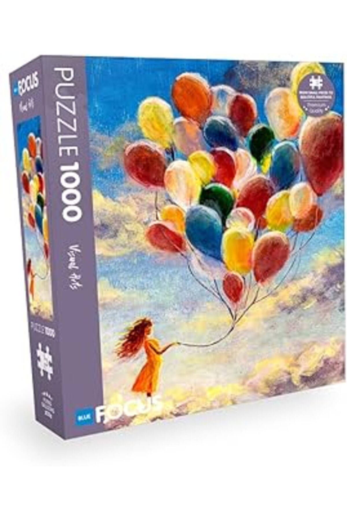 Mu Art Blue Focus 1000 Parça Puzzle - Flying Balloons (Uçan Balonlar)