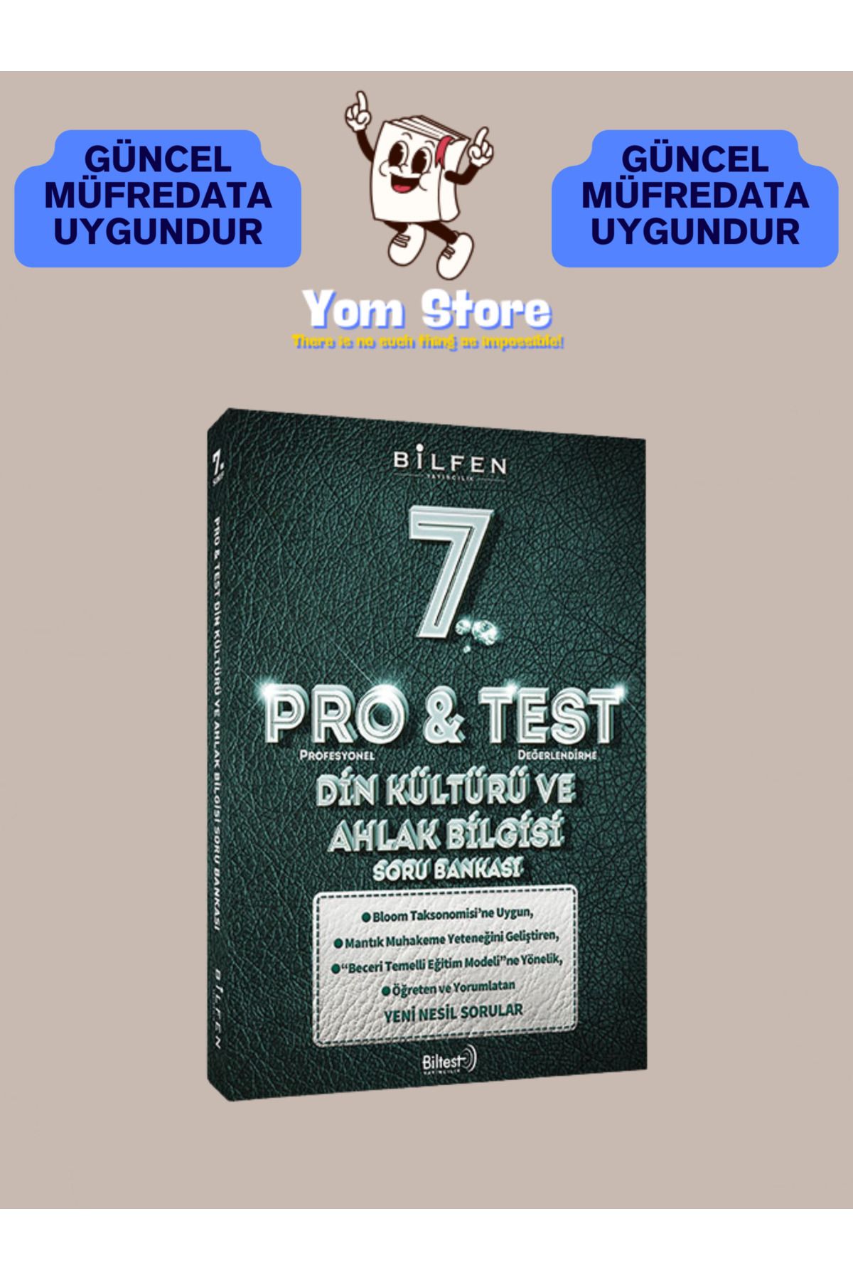 Bilfen Yayıncılık 7. Sınıf Pro Test Din Kültürü ve Ahlak Bilgisi Soru Bankası