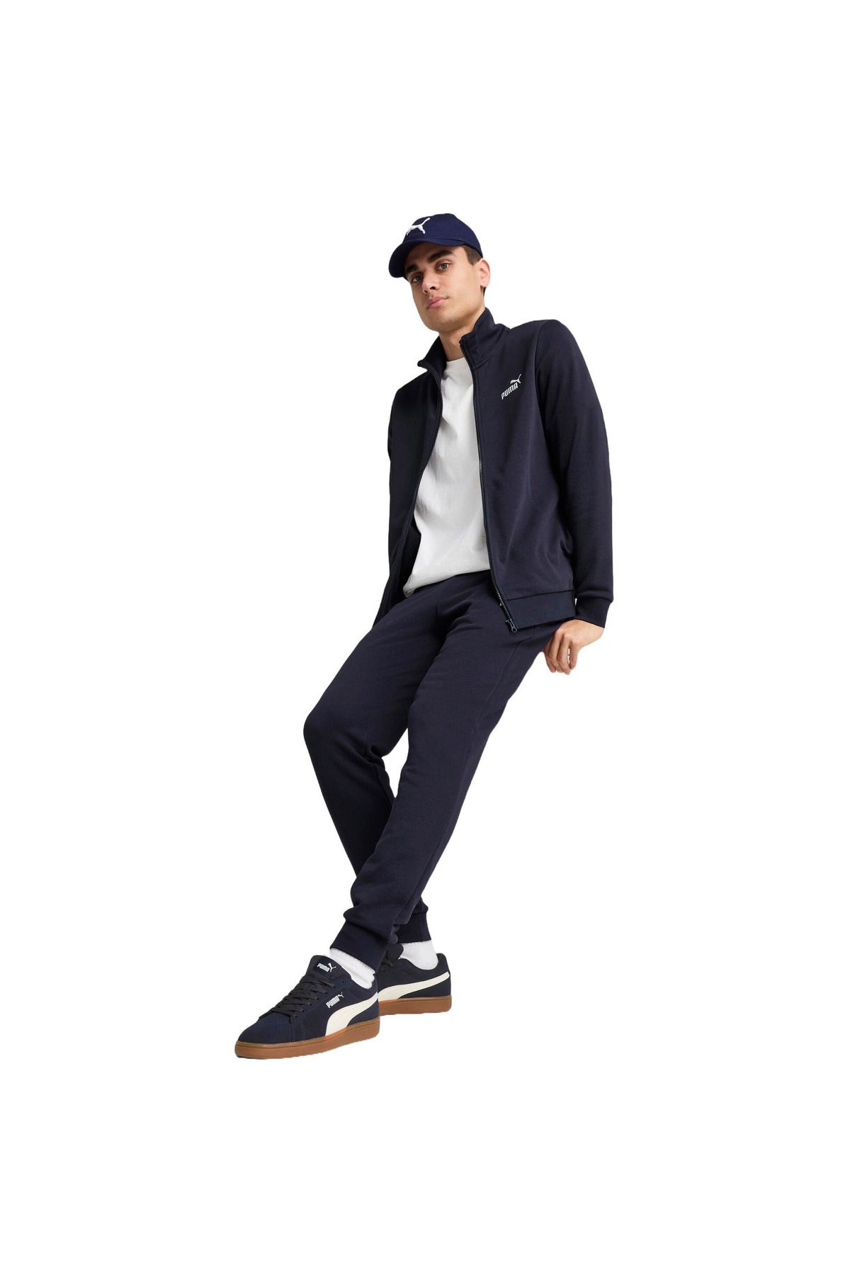 Puma-Tepláková souprava Puma Ess Sweat Suit Tr, Modrá, Pánská 1