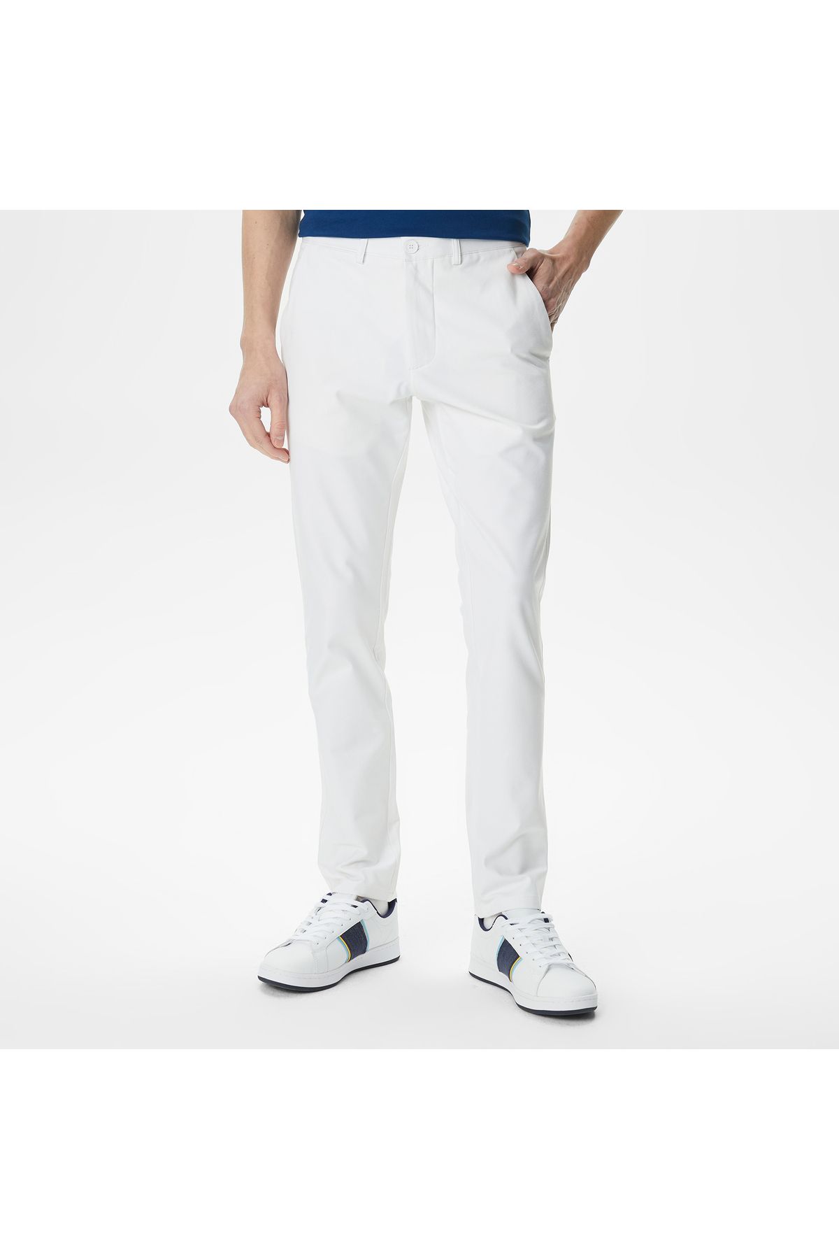 شلوار سفید مردانه باریک و Lacoste