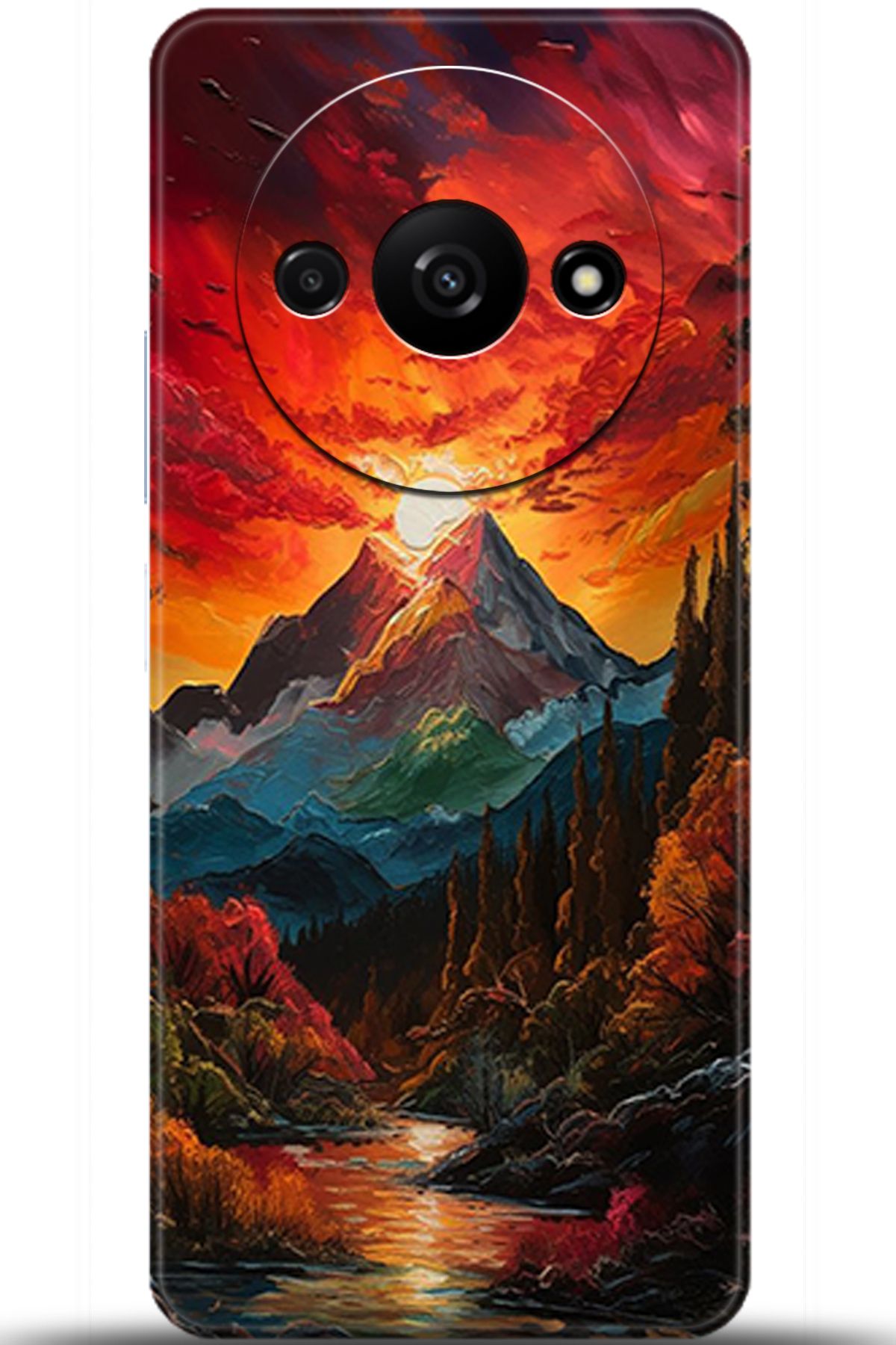 Noprin Xiaomi Redmi A3 Kılıf HD Baskılı Kılıf - Happiness Series 5224