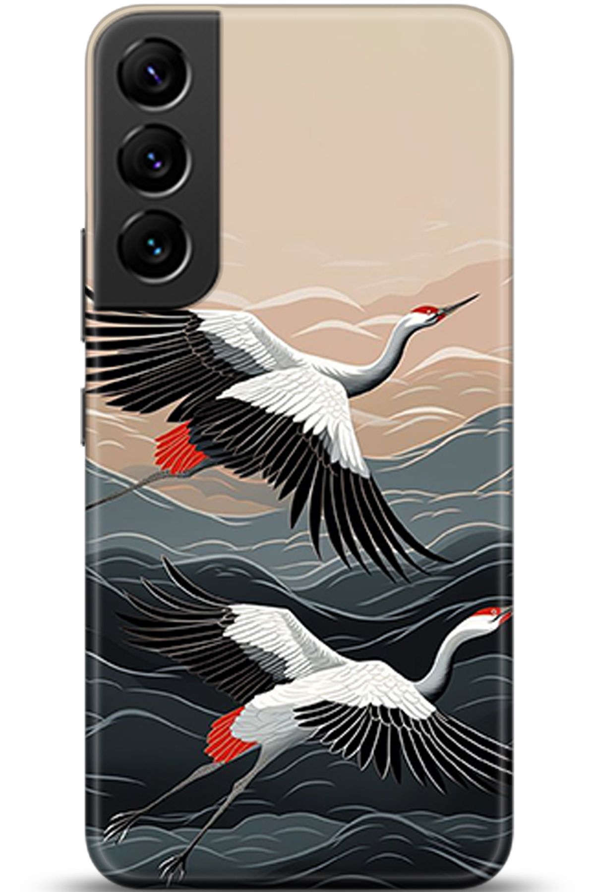Noprin Samsung Galaxy S22 Kılıf HD Baskılı Kılıf - Happiness Series 5232