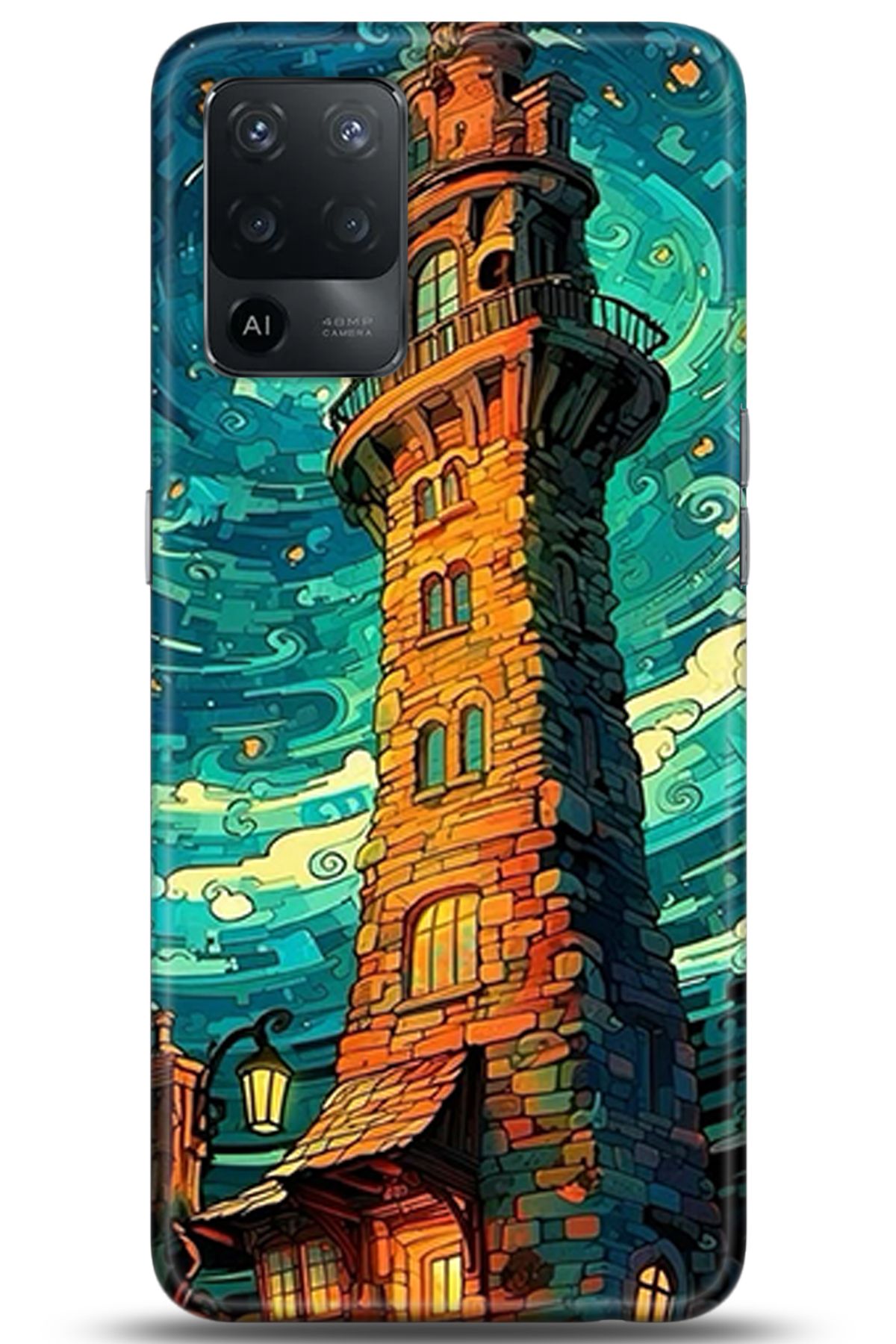 OPPO Reno 5 Lite Kılıf HD Baskılı Kılıf - Happiness Series 5233