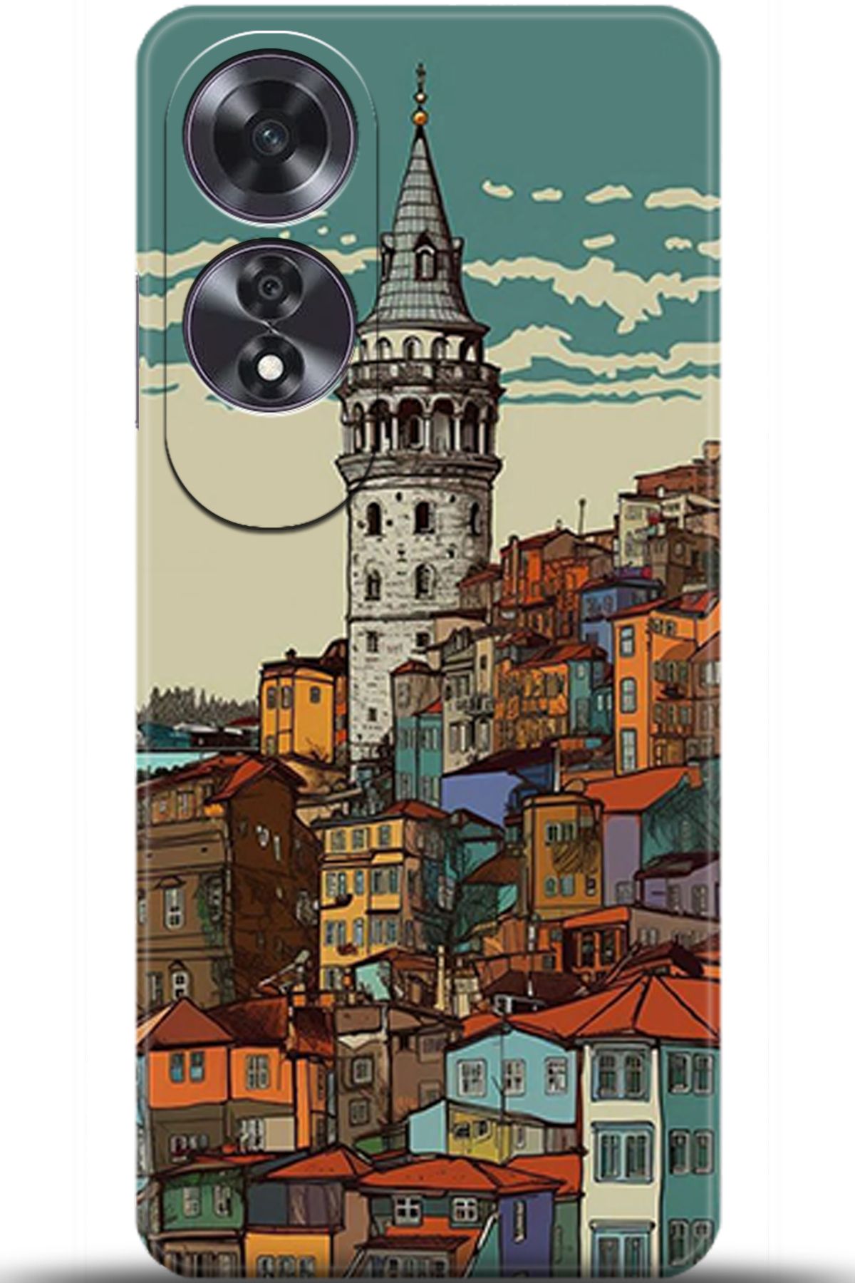 OPPO A60 Kılıf HD Baskılı Kılıf - Happiness Series 5199