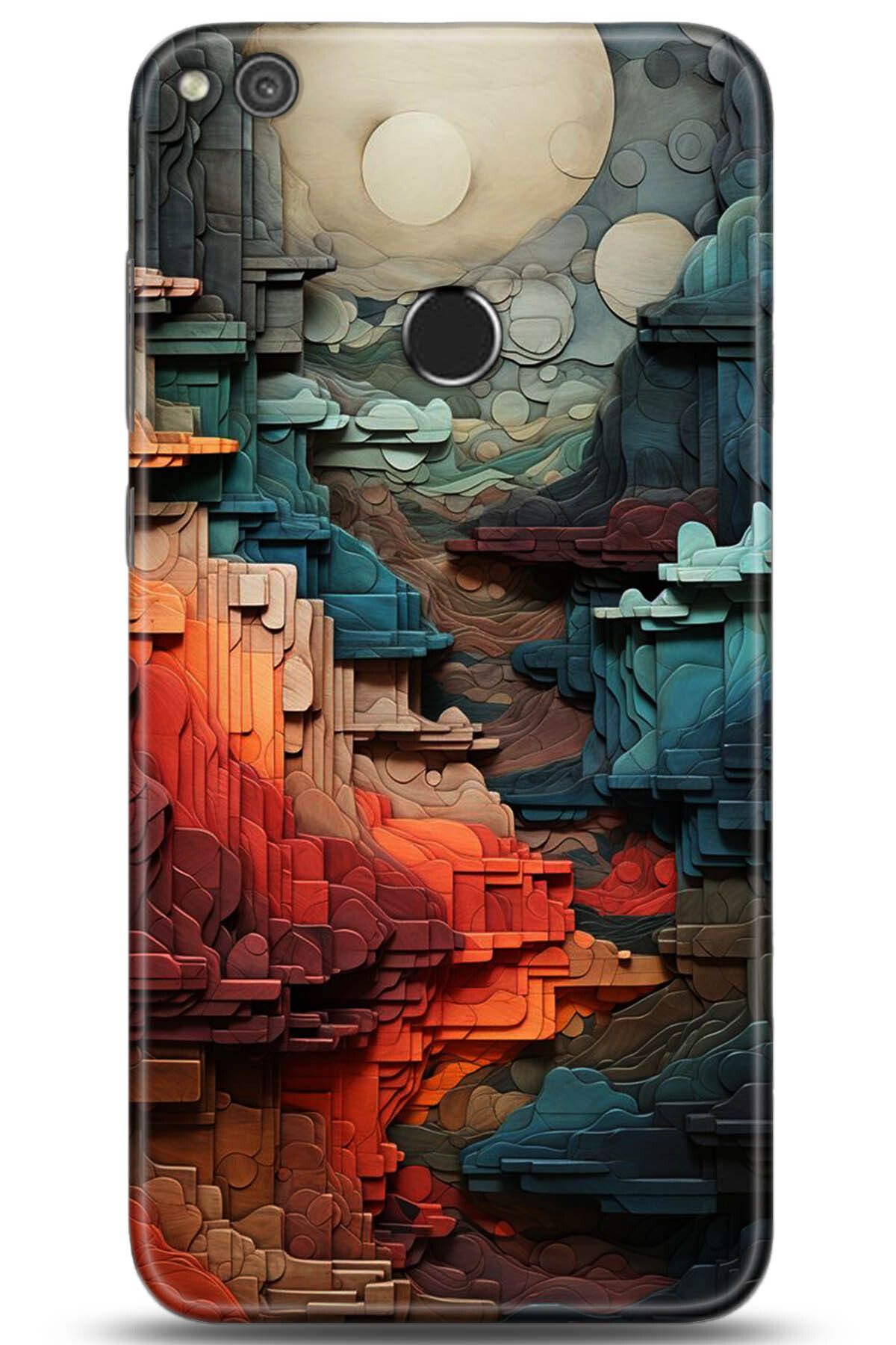 Noprin Huawei P9 Lite 2017 Kılıf HD Baskılı Kılıf - Happiness Series 5218