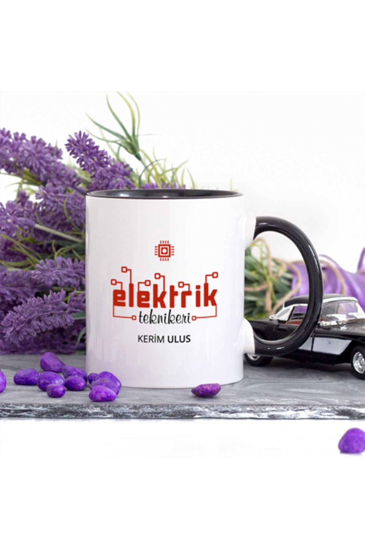 feifei Kişiye Özel Elektrik Teknikeri Kupa Bardak - Lacivert