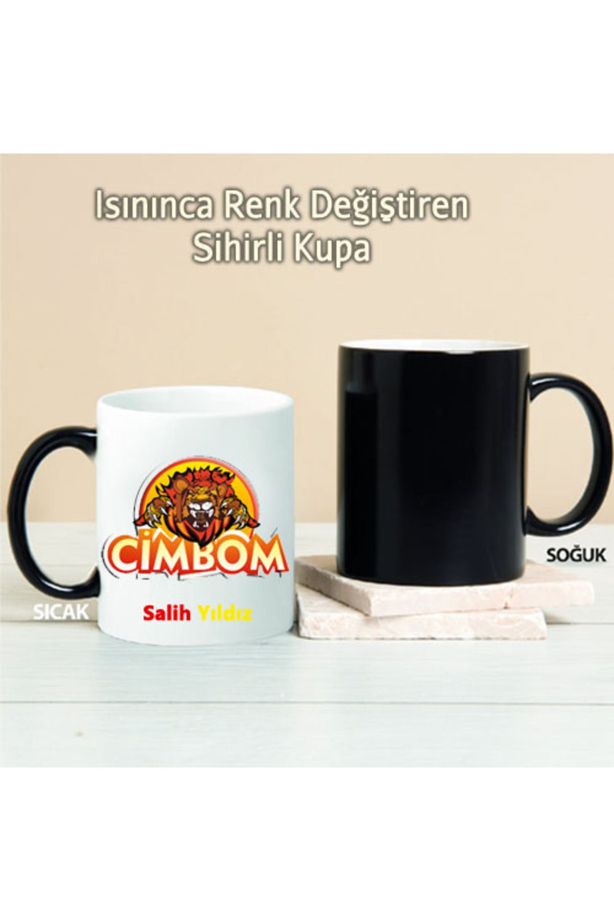 feifei Cimbom Kişiye Özel Sihirli Kupa Pi140