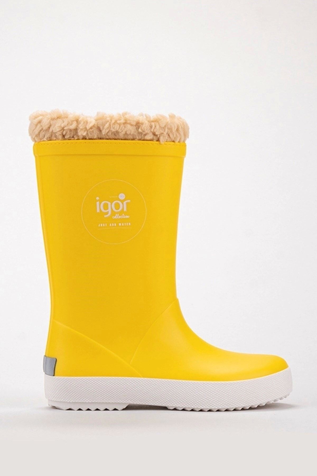 IGOR-W10207 Ботуши Splash Nautico Borreguito, жълти 2