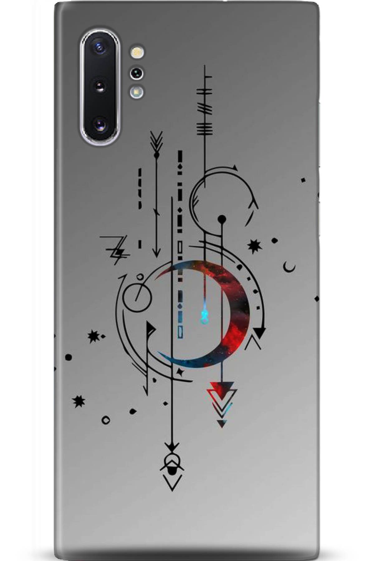 Noprin Samsung Galaxy Note 10 Plus Kılıf HD Baskılı Kılıf - Happiness Series 5182