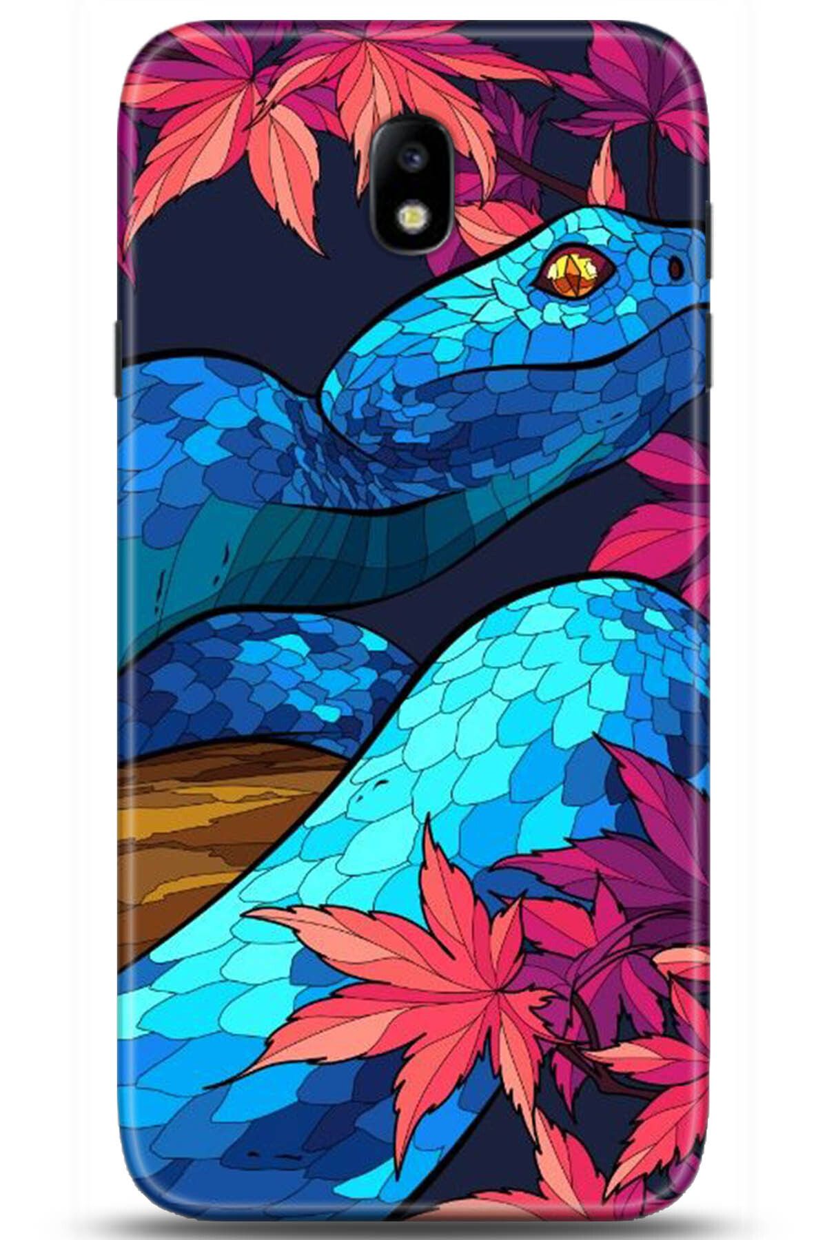 Noprin Samsung Galaxy J7 Pro Kılıf HD Baskılı Kılıf - Happiness Series 5211