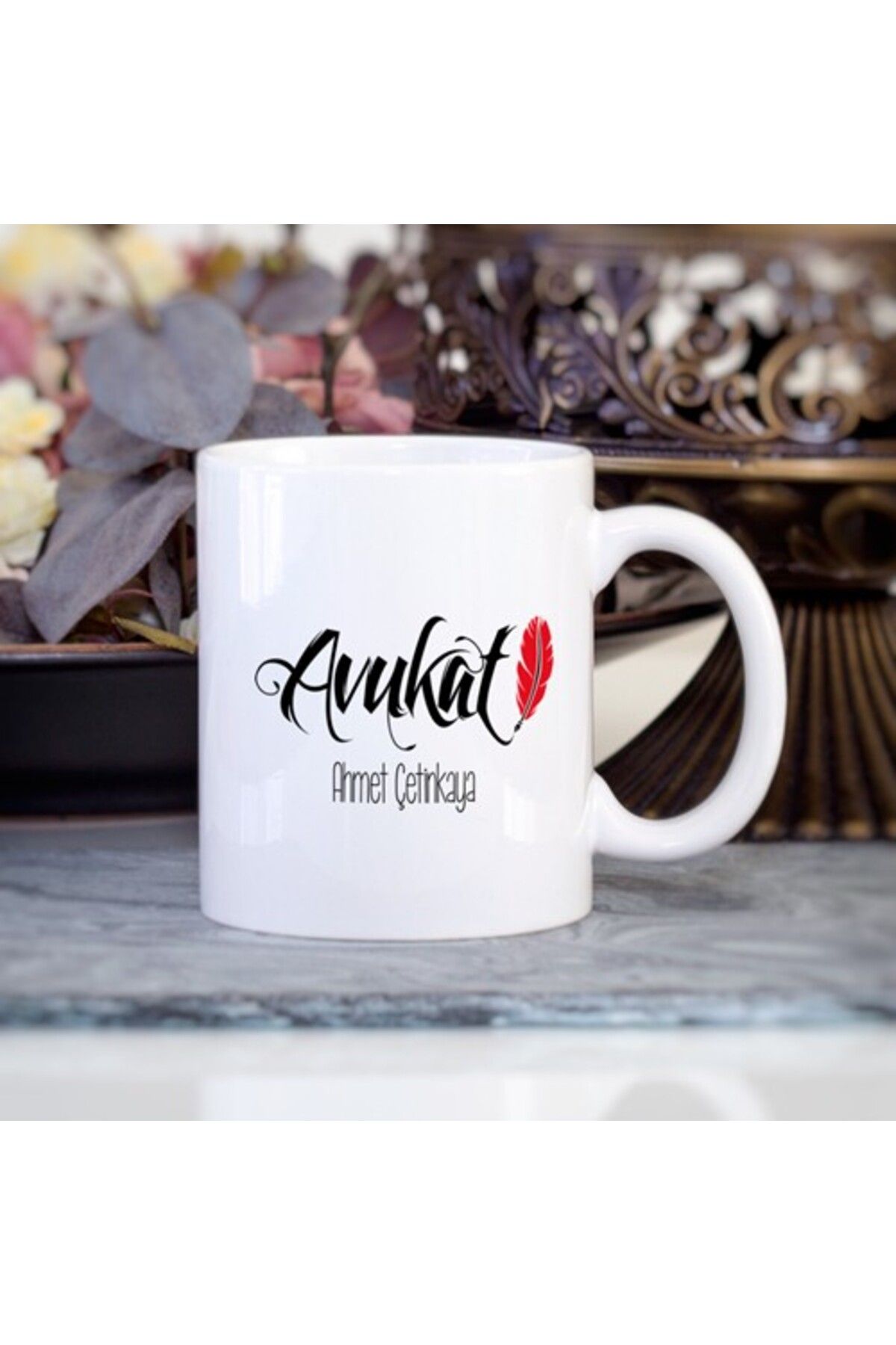 feifei Kişiye Özel Avukat Kupa Bardak
