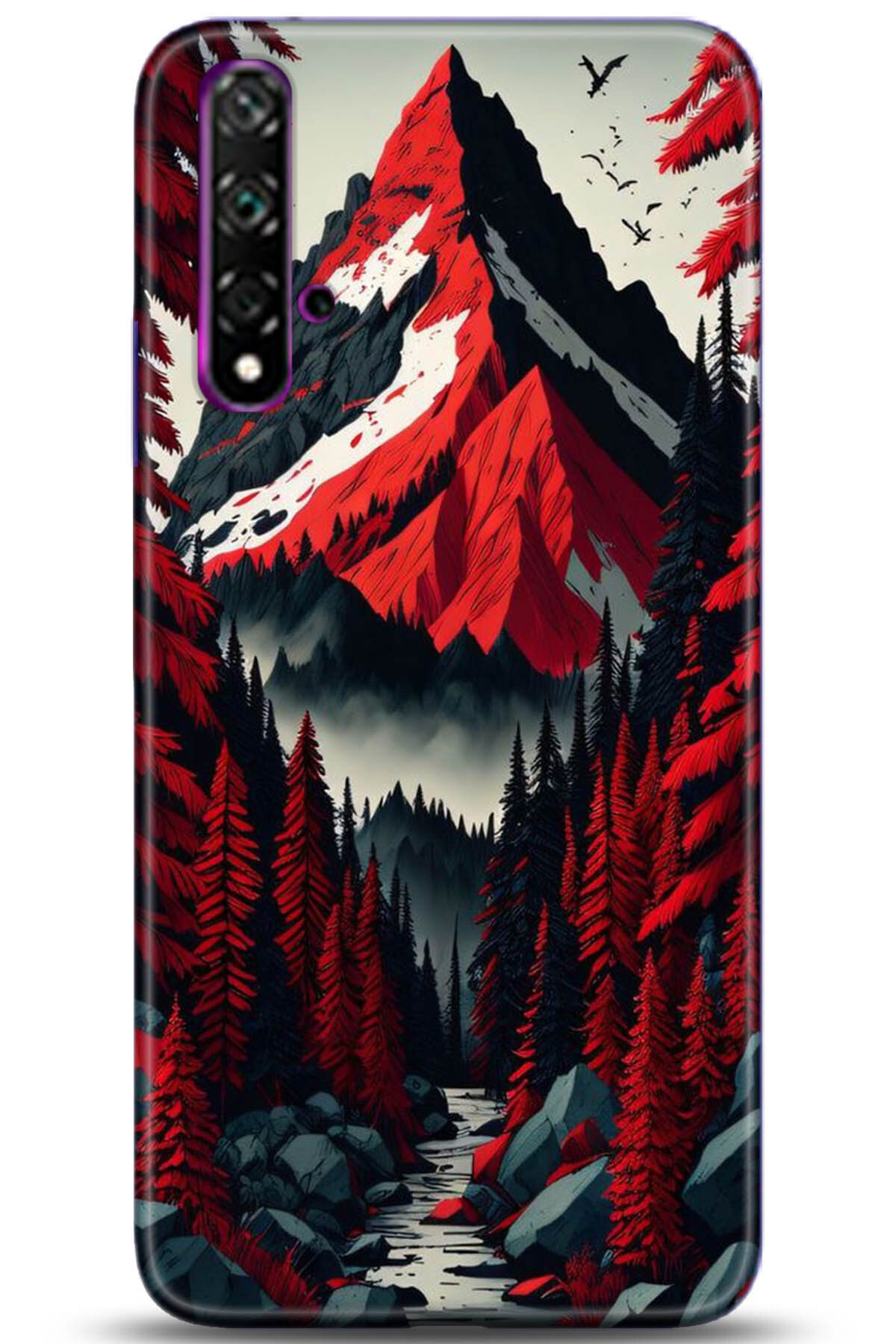 Noprin Huawei Nova 5T Kılıf HD Baskılı Kılıf - Happiness Series 5196
