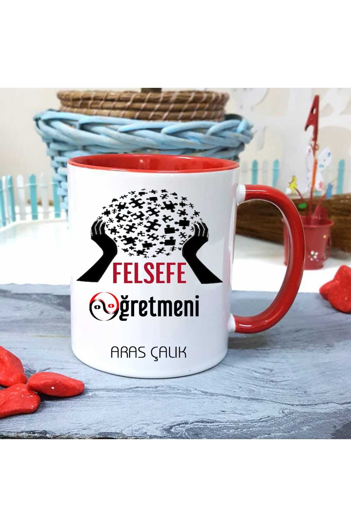 feifei Felsefe Öğretmenine Özel Öğretmenler Günü Hediyesi Kişiye Özel Kupa Bardak
