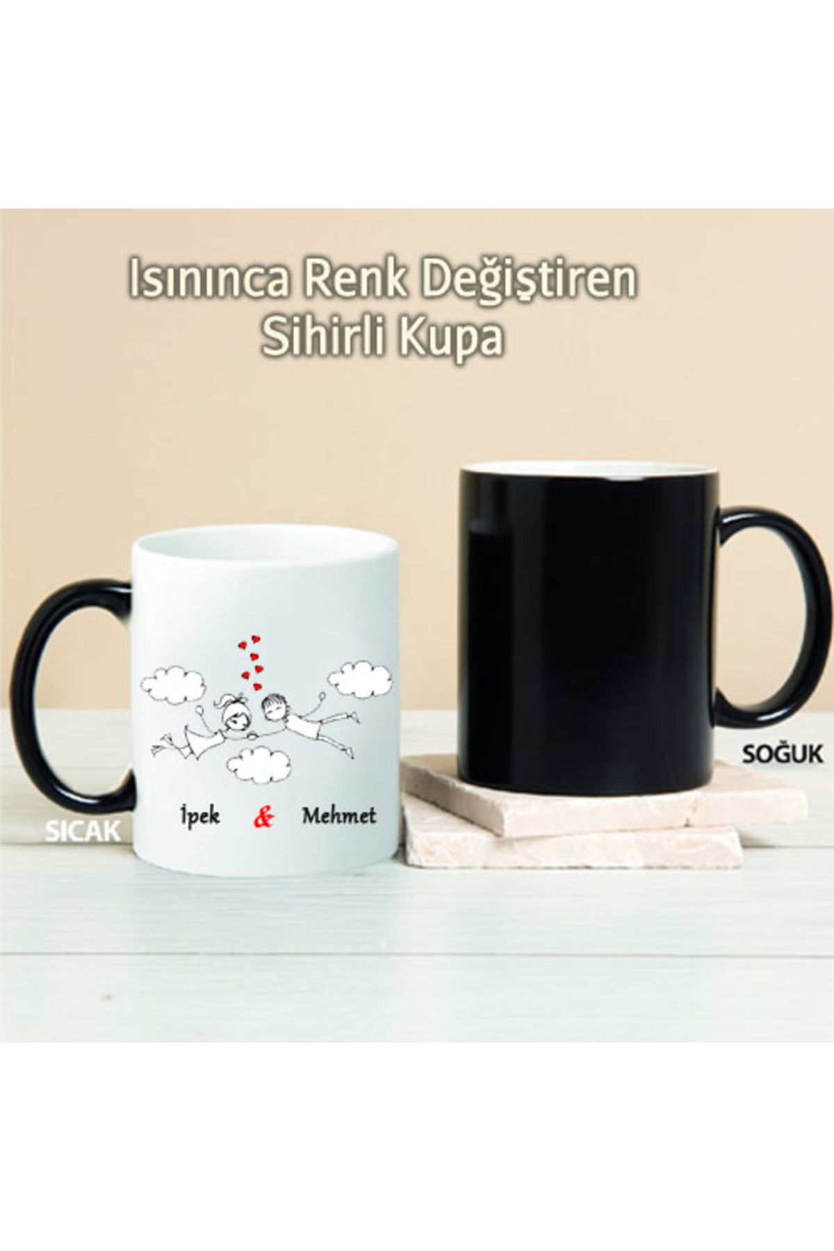 feifei Bulutların Üstünde Kişiye Özel Sihirli Kupa Pi31