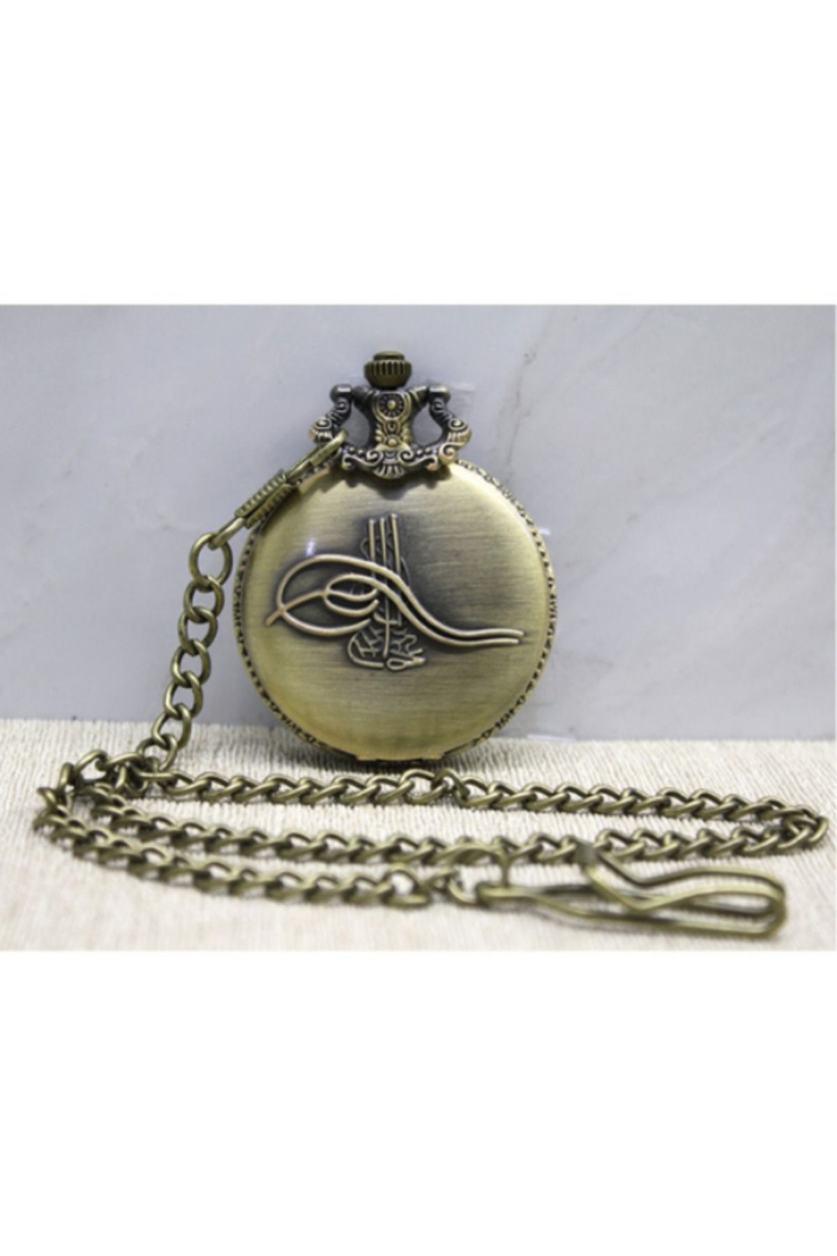 QUARTZ-Ottoman Tugra Chain Linked Watch 2