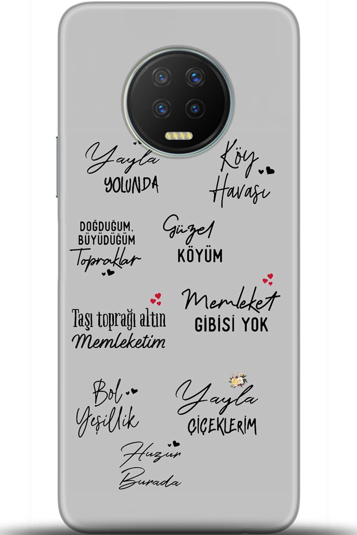 Noprin Infinix Note 7 Kılıf HD Baskılı Kılıf - Happiness Series 5210