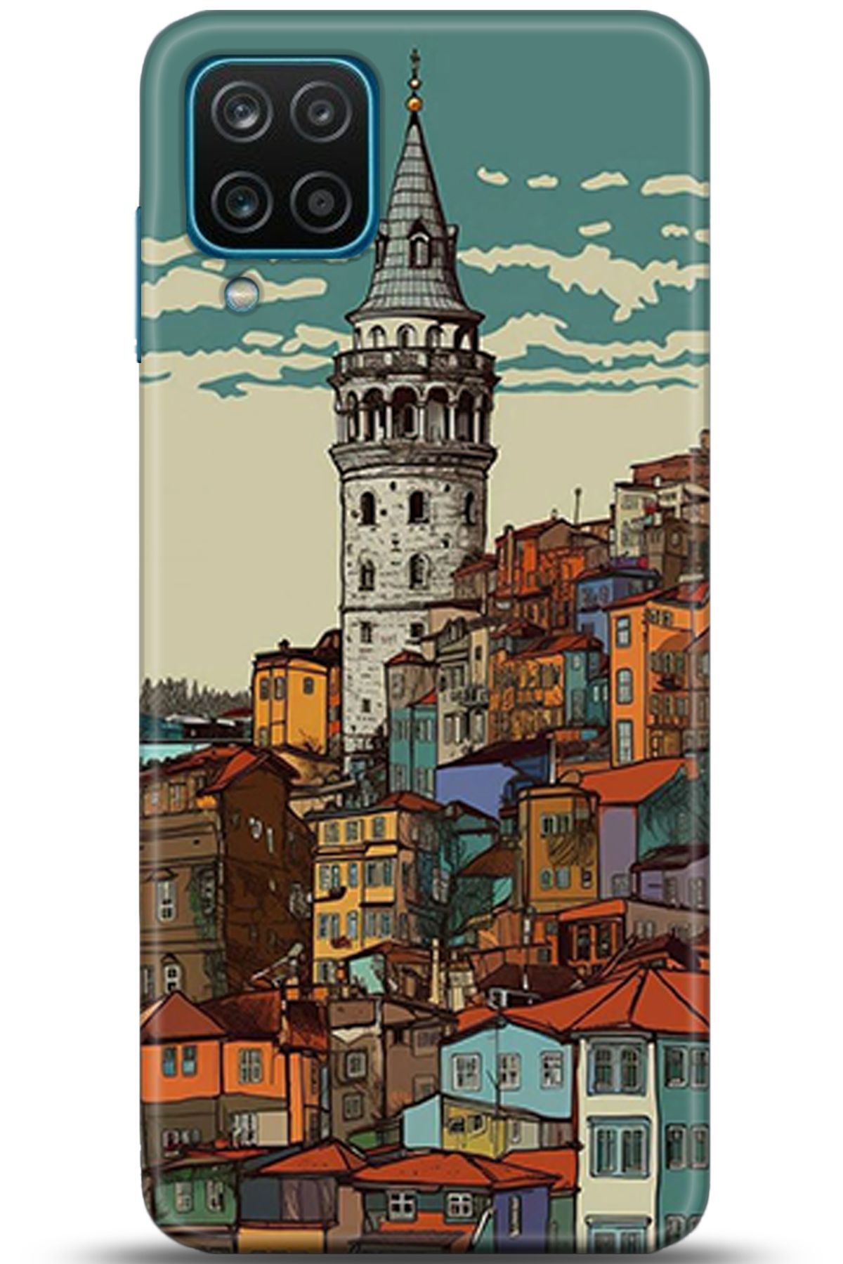 Noprin Samsung Galaxy A12 Kılıf HD Baskılı Kılıf - Happiness Series 5199