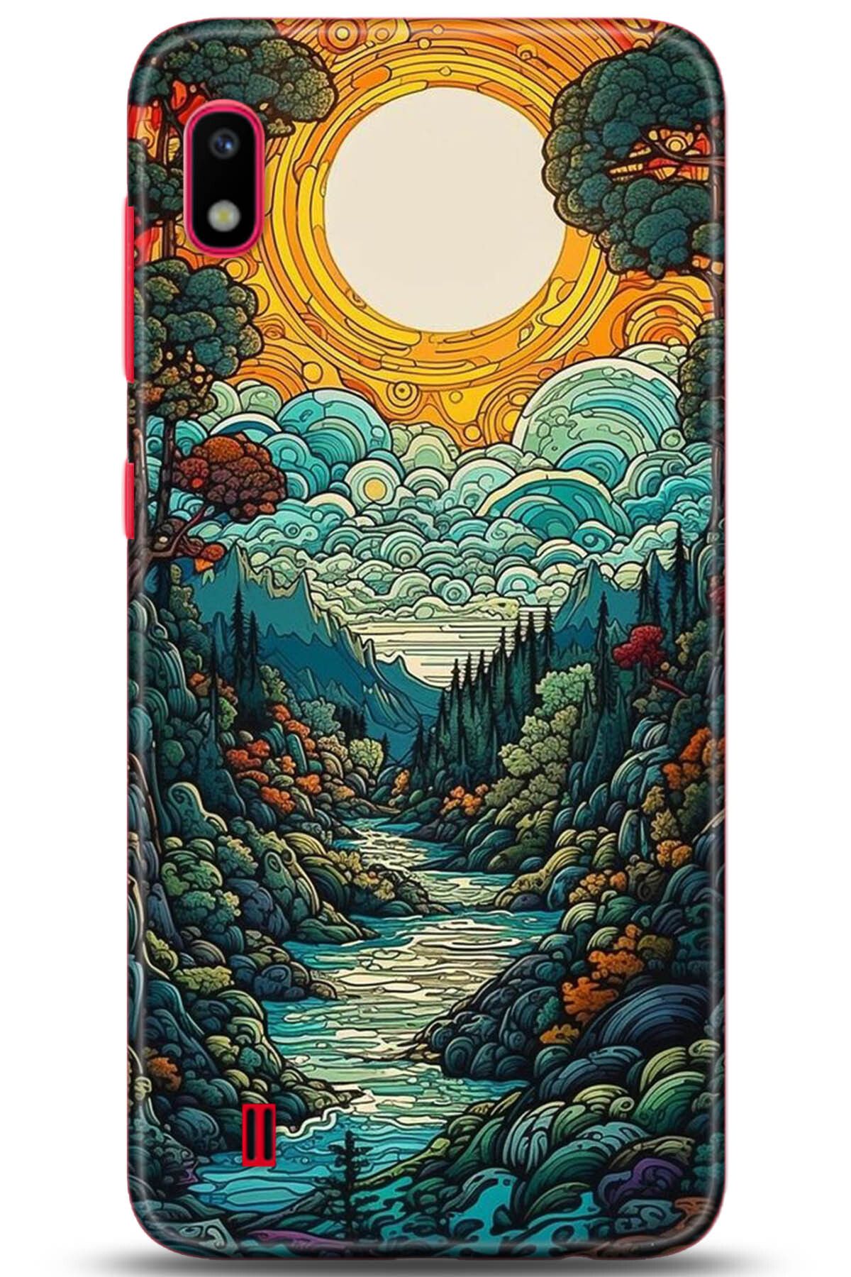 Noprin Samsung Galaxy A10 Kılıf HD Baskılı Kılıf - Happiness Series 5198