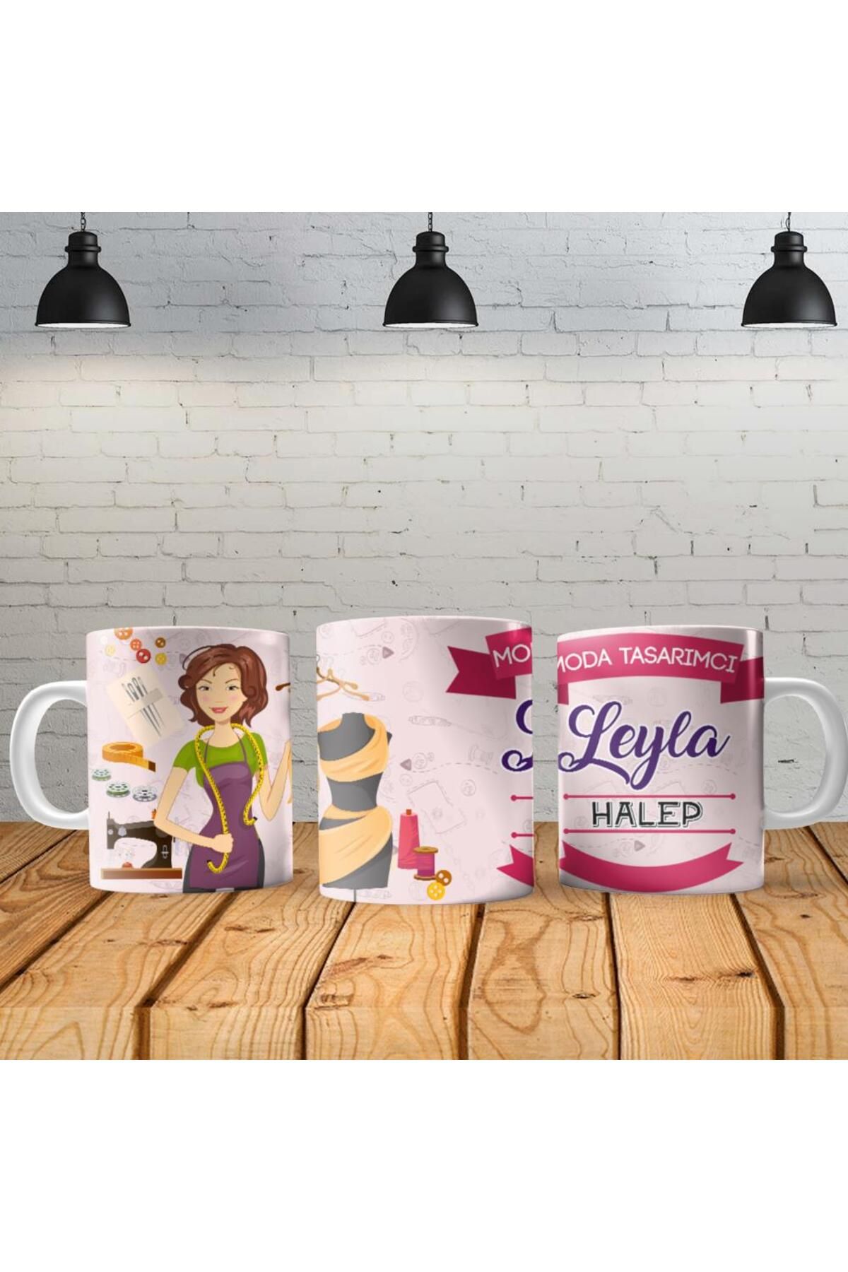 feifei Moda Tasarımcısıı Kişiye Özel Baskılı Yeni Tasarım Kupa Bardak Özel Kutusunda