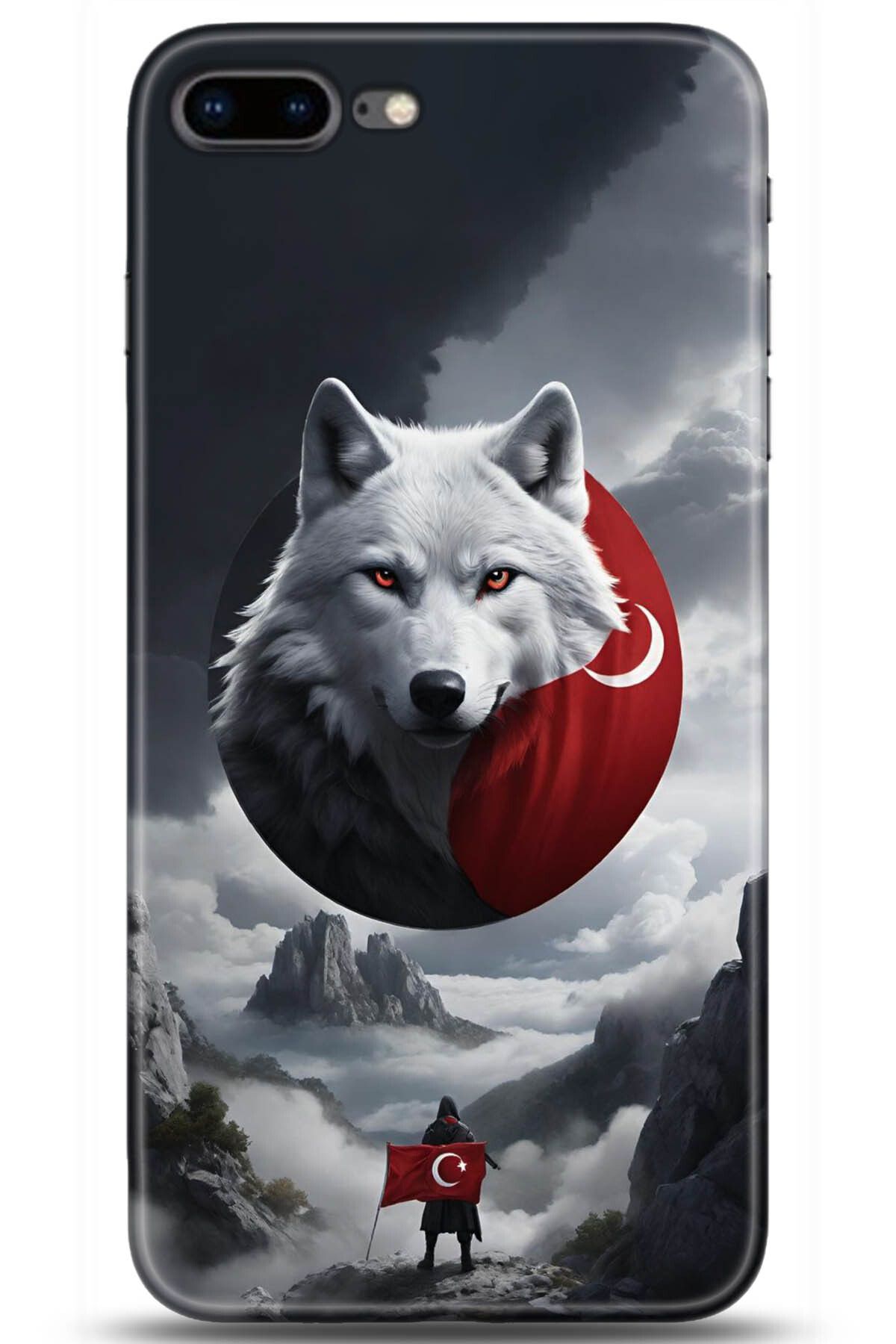 Noprin Apple iPhone 8 Plus Kılıf HD Baskılı Kılıf - Happiness Series 5189