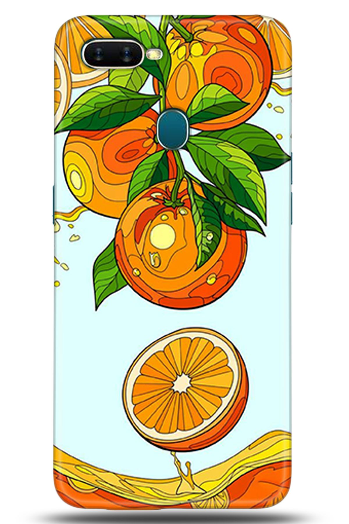 OPPO AX7 Kılıf HD Baskılı Kılıf - Happiness Series 5202