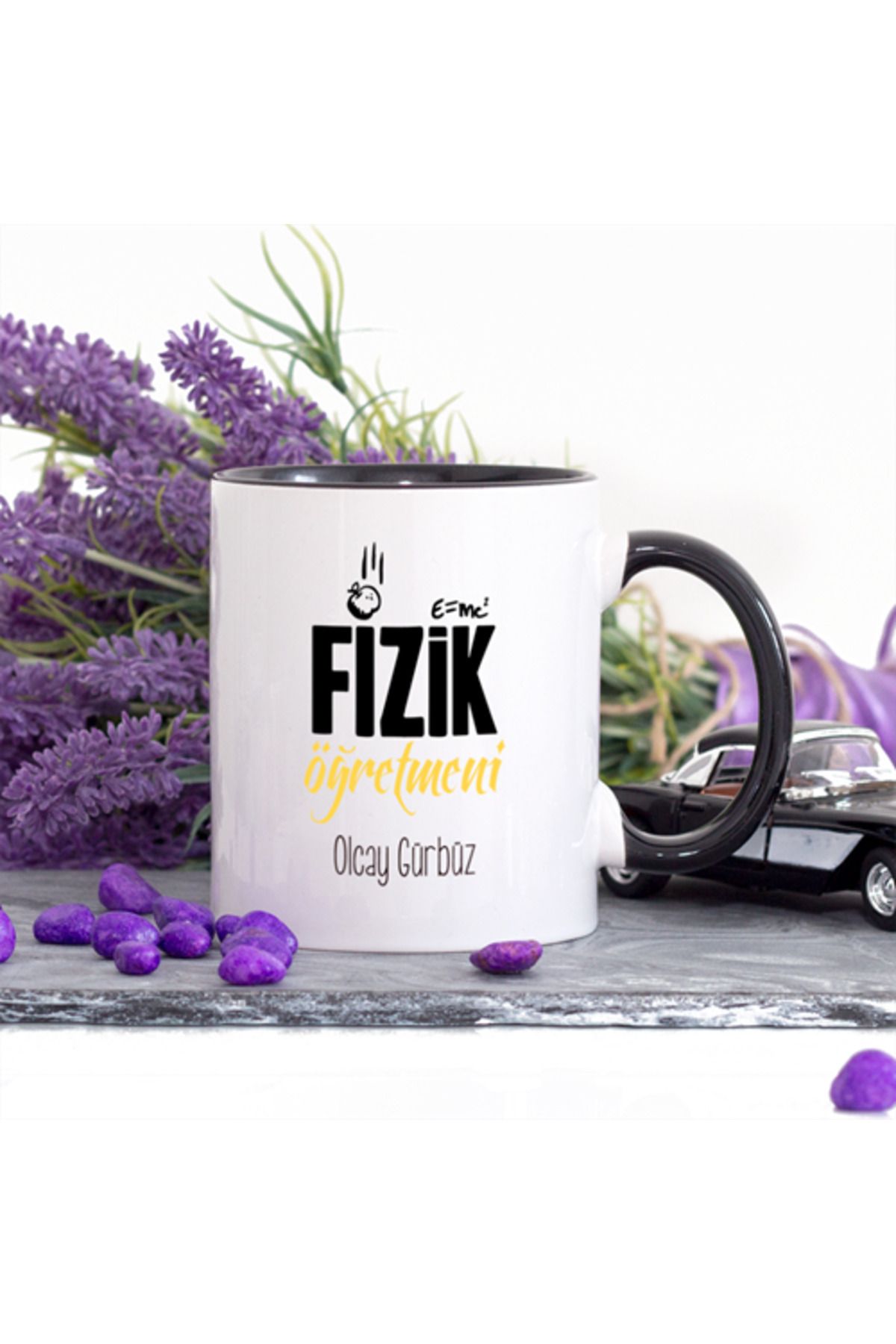 feifei Kişiye Özel Fizik Öğretmeni Kupa Bardak - Lacivert