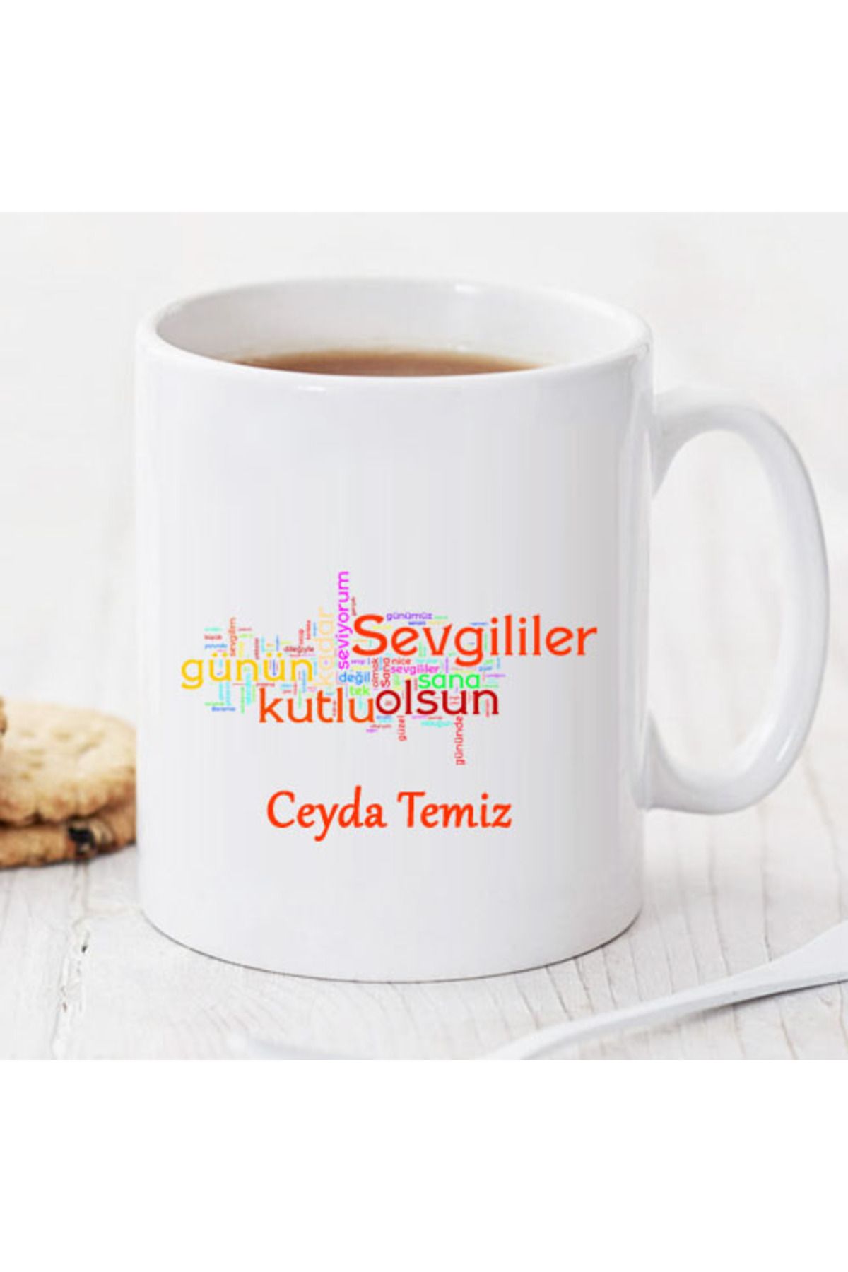 feifei Sevgililer Günün Kutlu Olsun Kişiye Özel Kupa Pi62