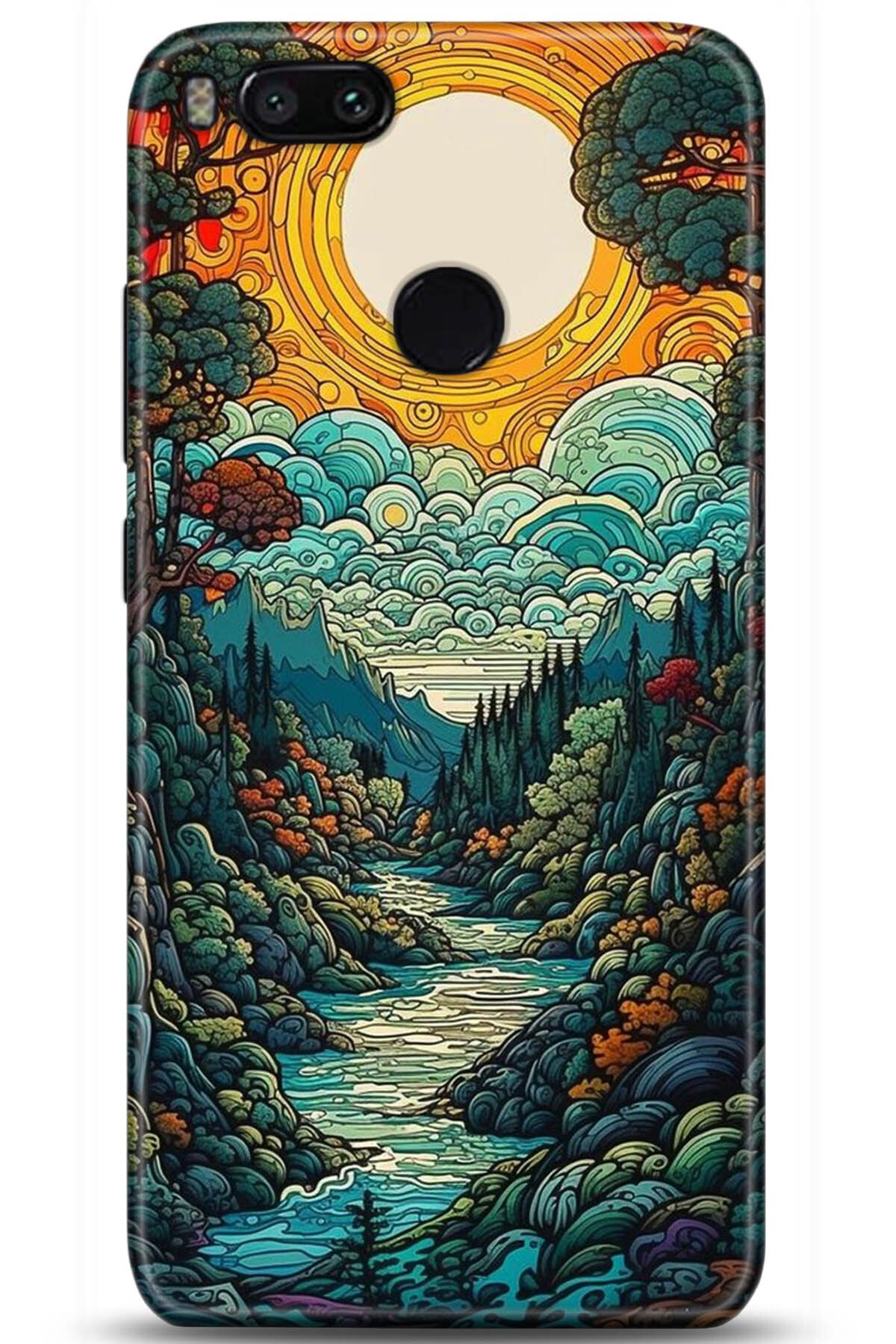 Noprin Xiaomi Mi A1 / 5X Kılıf HD Baskılı Kılıf - Happiness Series 5198