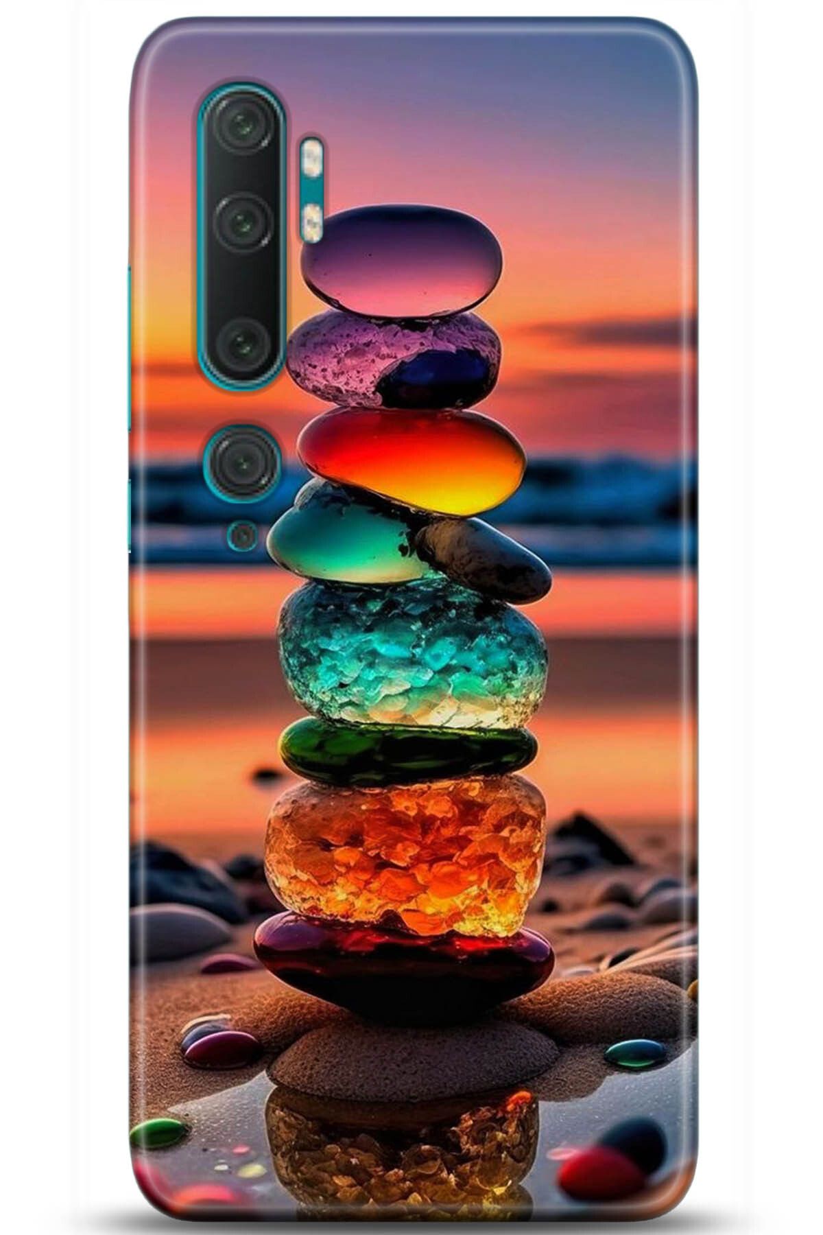 Noprin Xiaomi Mi Note 10 Kılıf HD Baskılı Kılıf - Happiness Series 5235