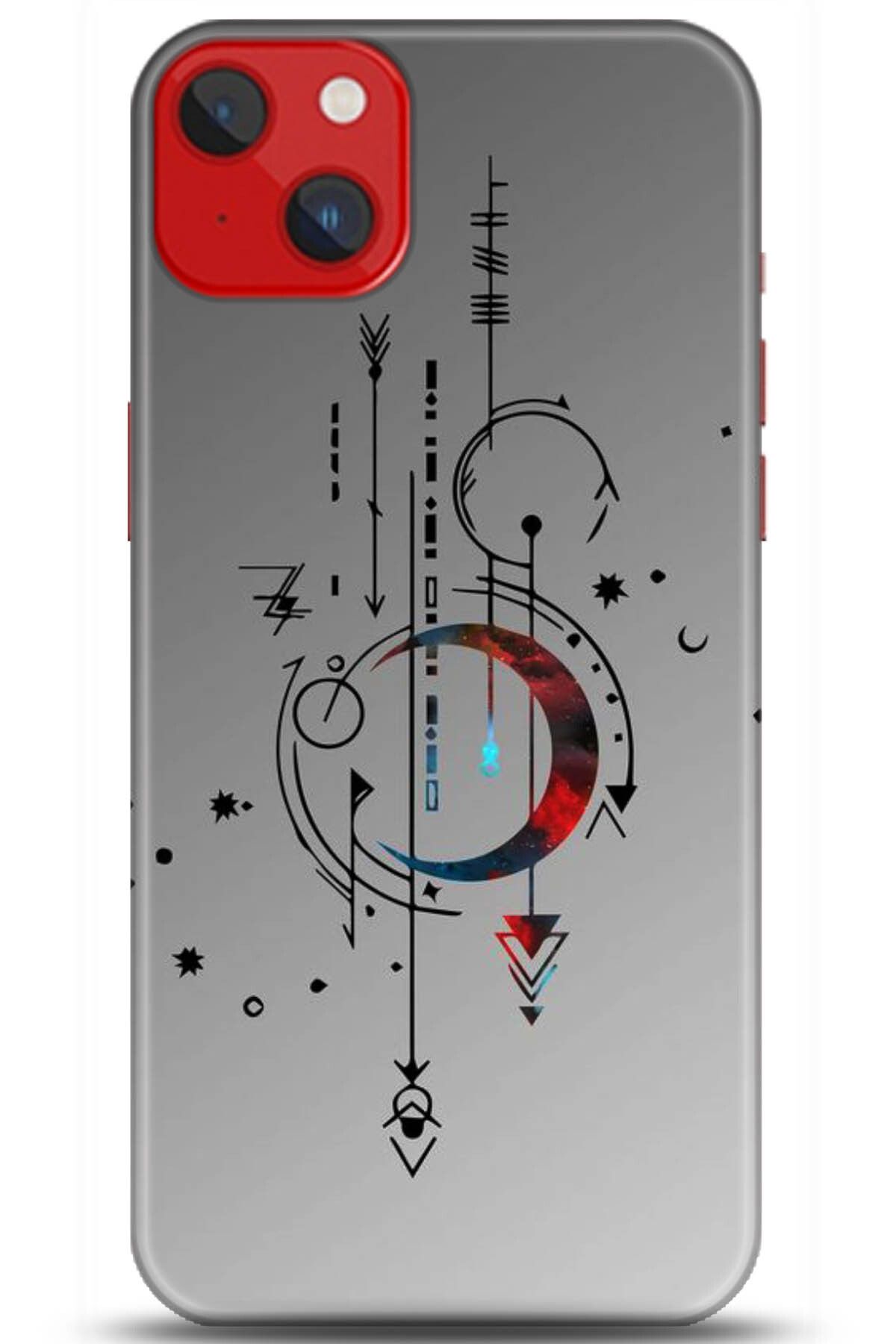 Noprin Apple iPhone 14 Kılıf HD Baskılı Kılıf - Happiness Series 5182