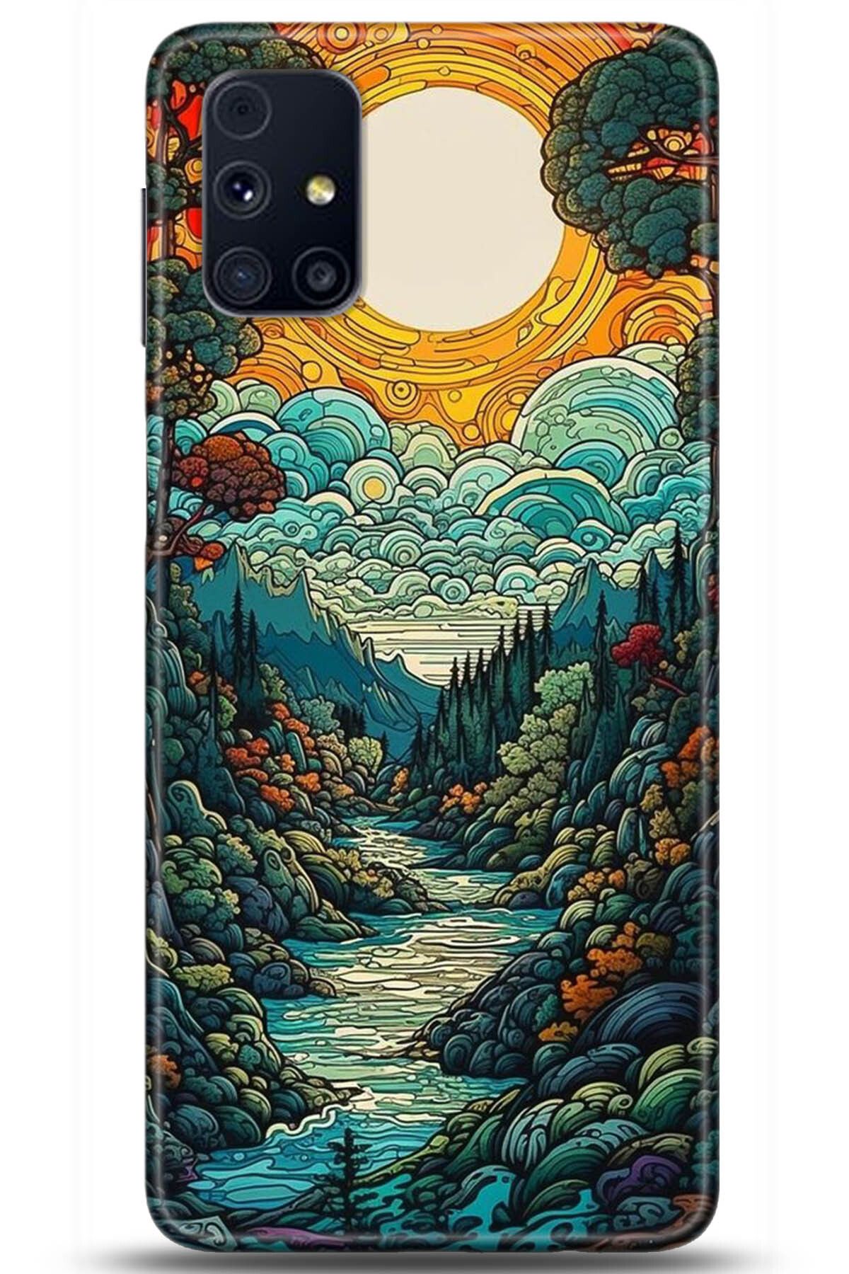 Noprin Samsung Galaxy M31s Kılıf HD Baskılı Kılıf - Happiness Series 5198
