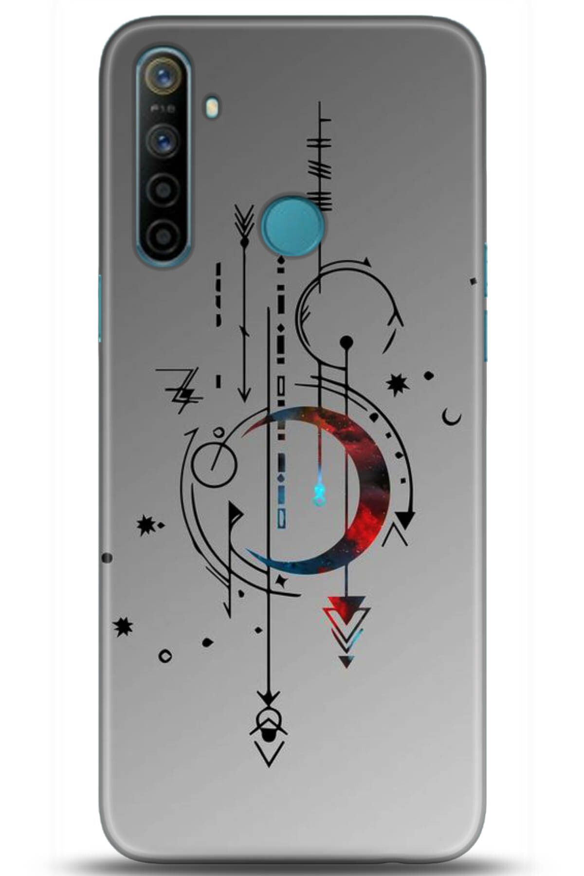 realme 5i Kılıf HD Baskılı Kılıf - Happiness Series 5182
