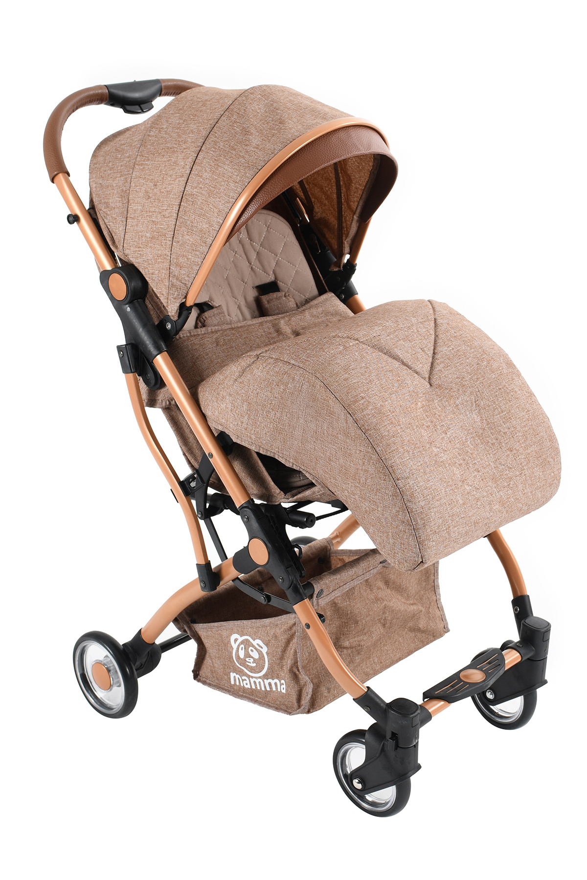 Mamma Flight Tek Elle Kolay Katlanabilen Kabin Boy Bebek Arabası fotoğrafı 3 (önizleme)