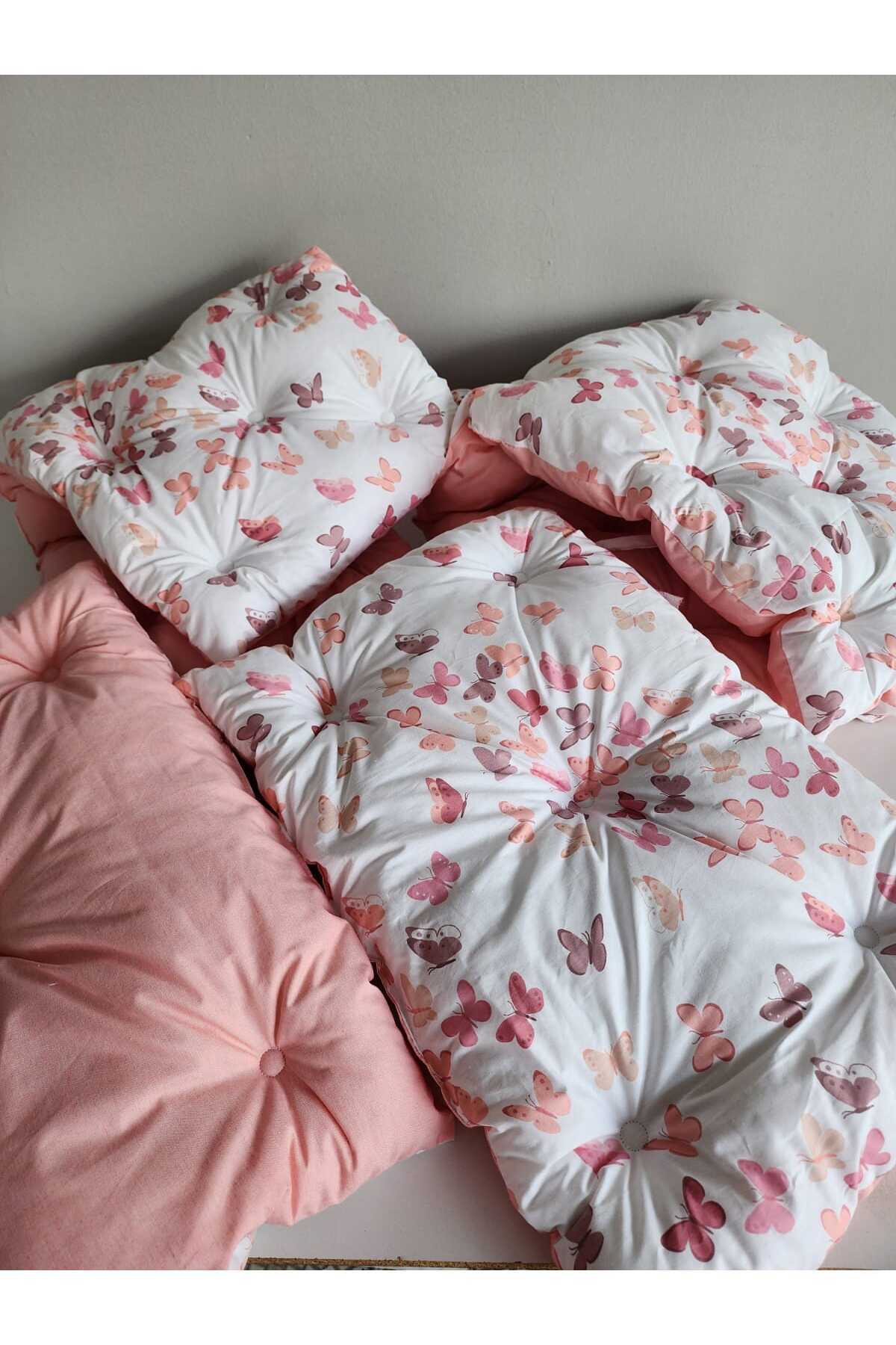 babynestdunyasi 60x120 Çift Yönlü Beşik Kenar Koruma 45cm Yükseklik fotoğrafı 4 (önizleme)