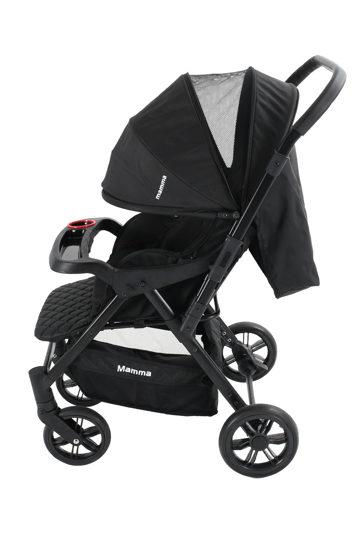 Mamma Alfa 6 in 1 Yeni Nesil Mama Tablalı Çift Yönlü Bebek Arabası fotoğrafı 5 (önizleme)