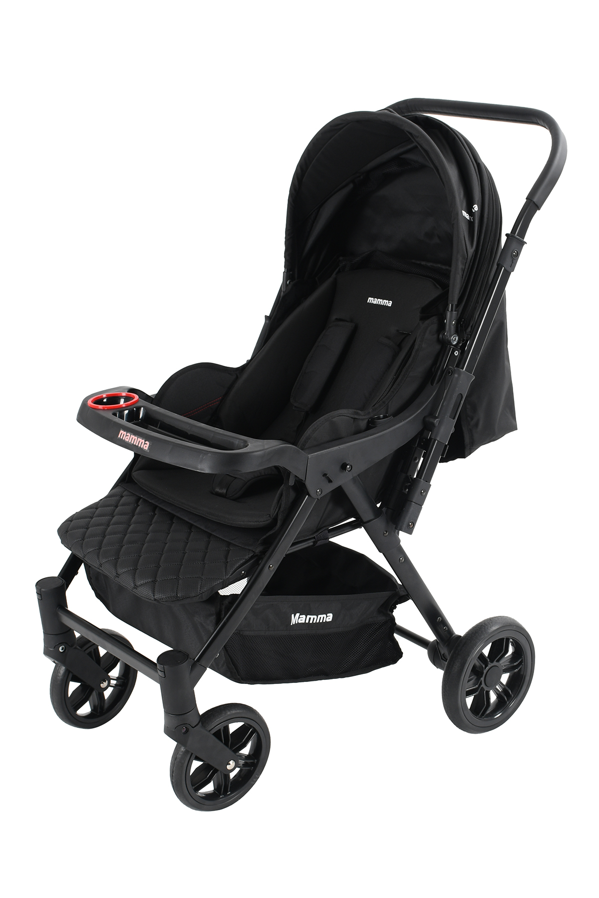 Mamma Alfa 6 in 1 Yeni Nesil Mama Tablalı Çift Yönlü Bebek Arabası fotoğrafı 3 (önizleme)