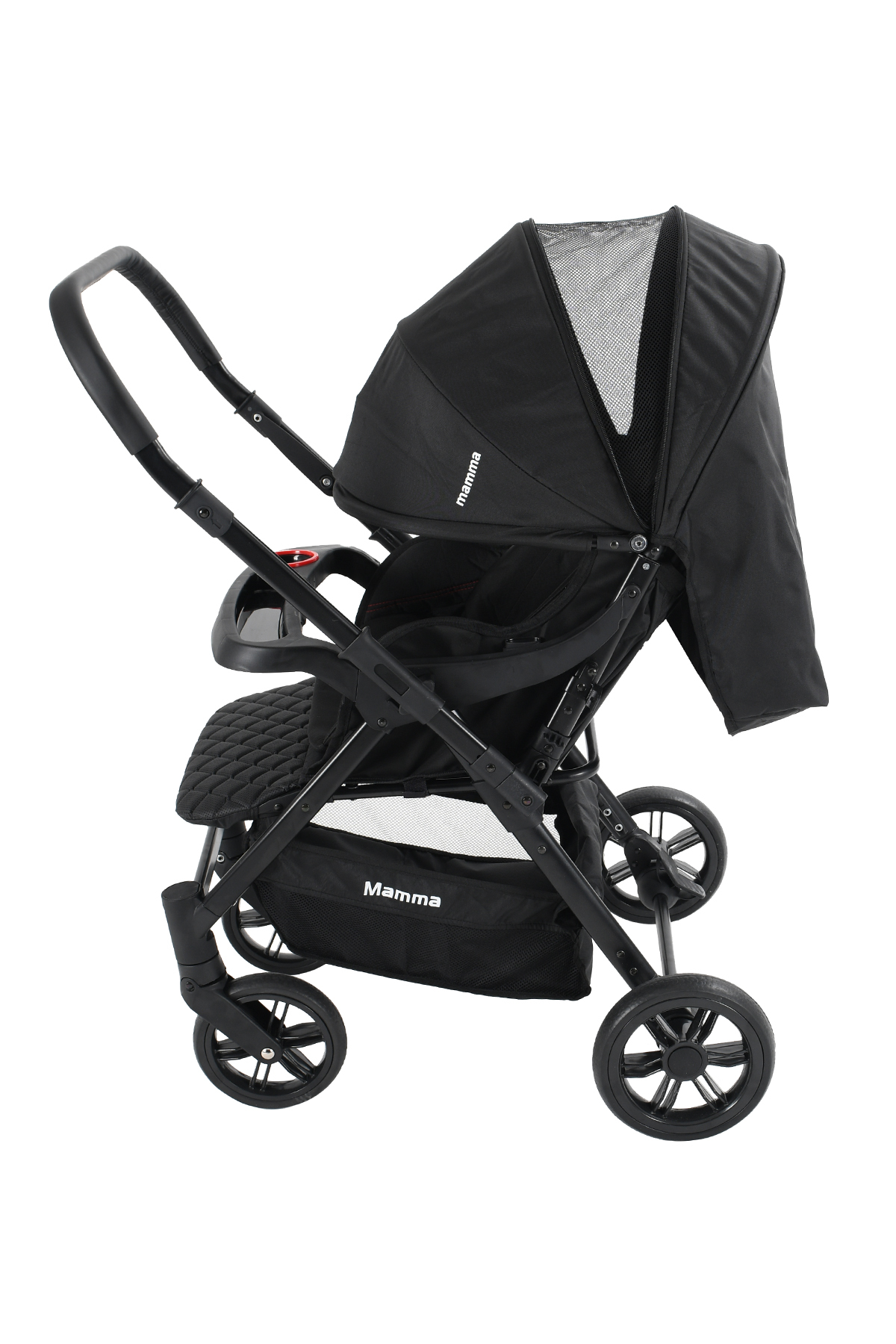 Mamma Alfa 6 in 1 Yeni Nesil Mama Tablalı Çift Yönlü Bebek Arabası fotoğrafı 6 (önizleme)